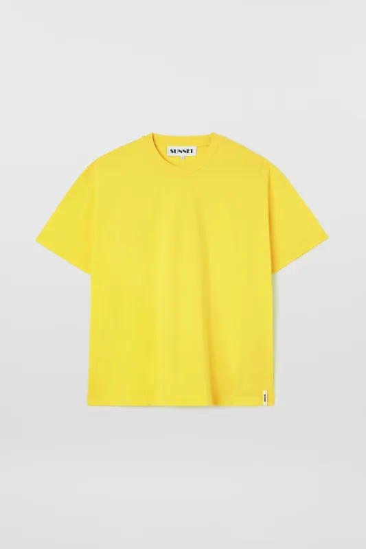 EVERYDAY CLASSIC T-SHIRT / yellow sold by Sunnei