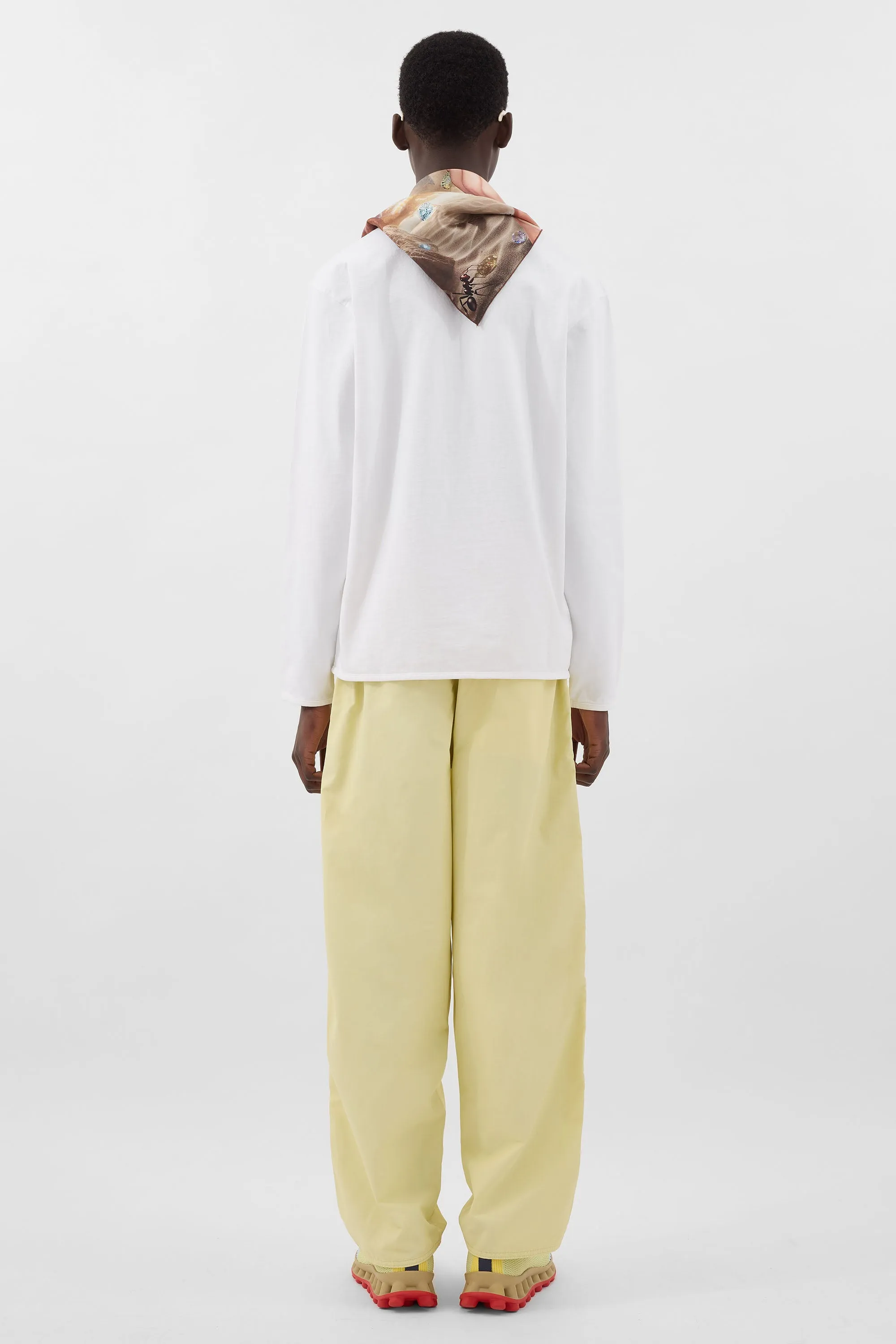 EVERYDAY CLASSIC LONGSLEEVE T-SHIRT / white sold by Sunnei product image thumbnail 5