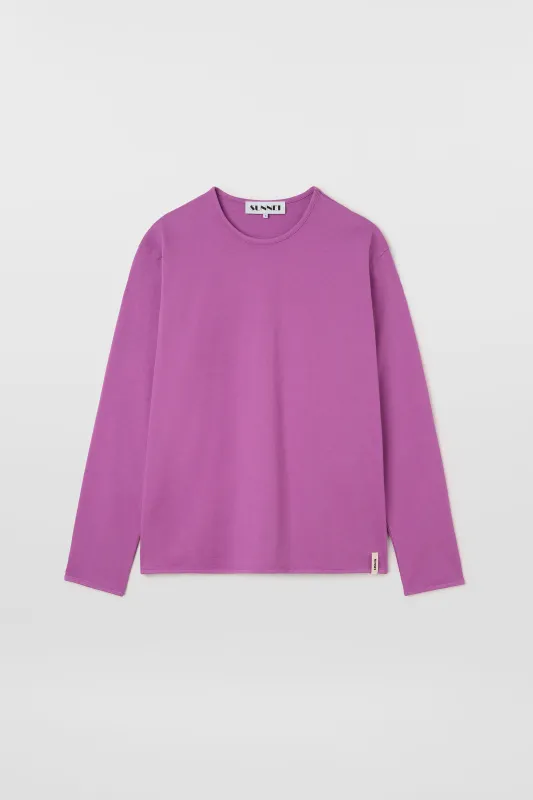 EVERYDAY CLASSIC LONGSLEEVE T-SHIRT / rosebud sold by Sunnei