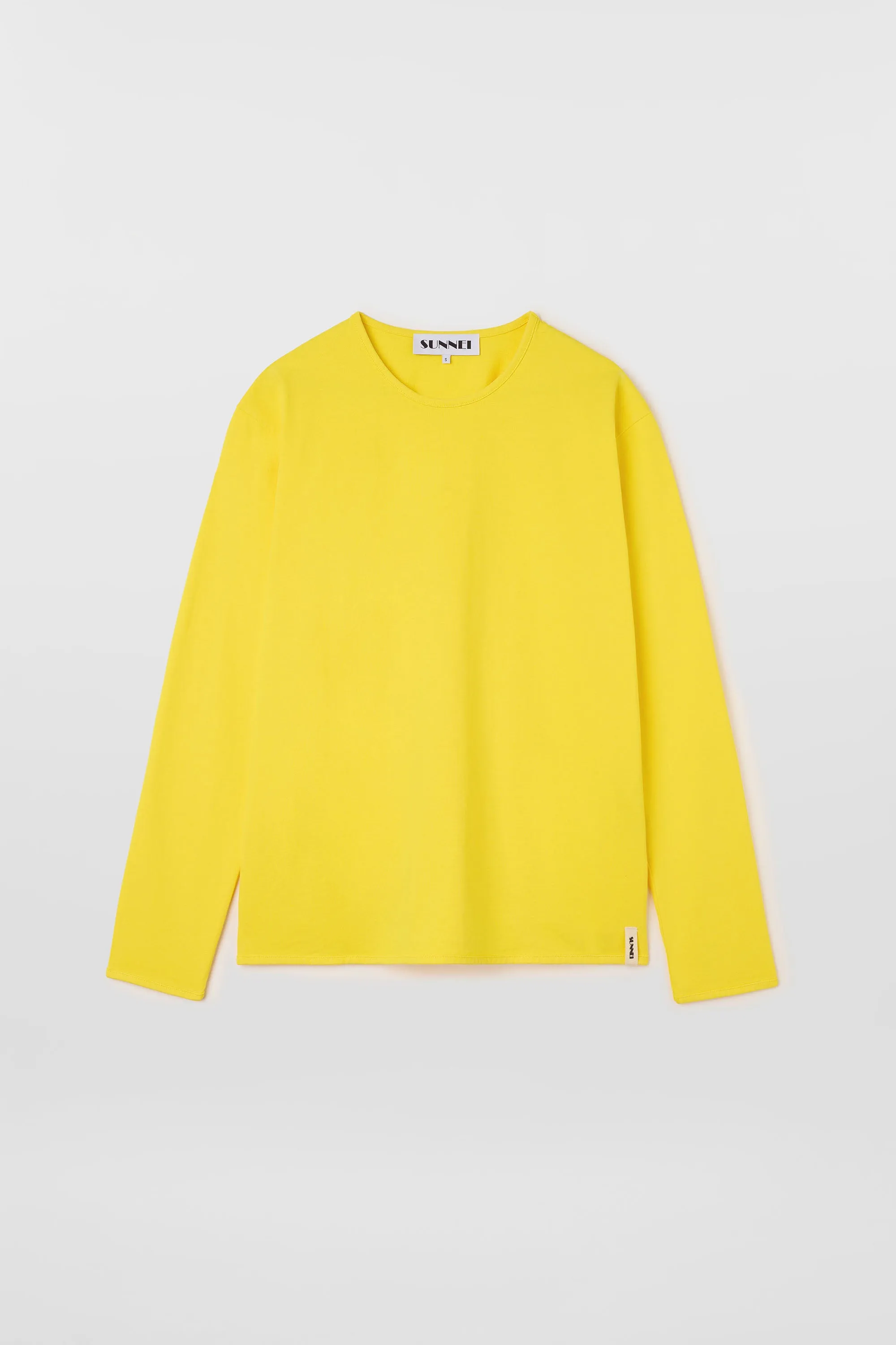 EVERYDAY CLASSIC LONGSLEEVE T-SHIRT / yellow sold by Sunnei