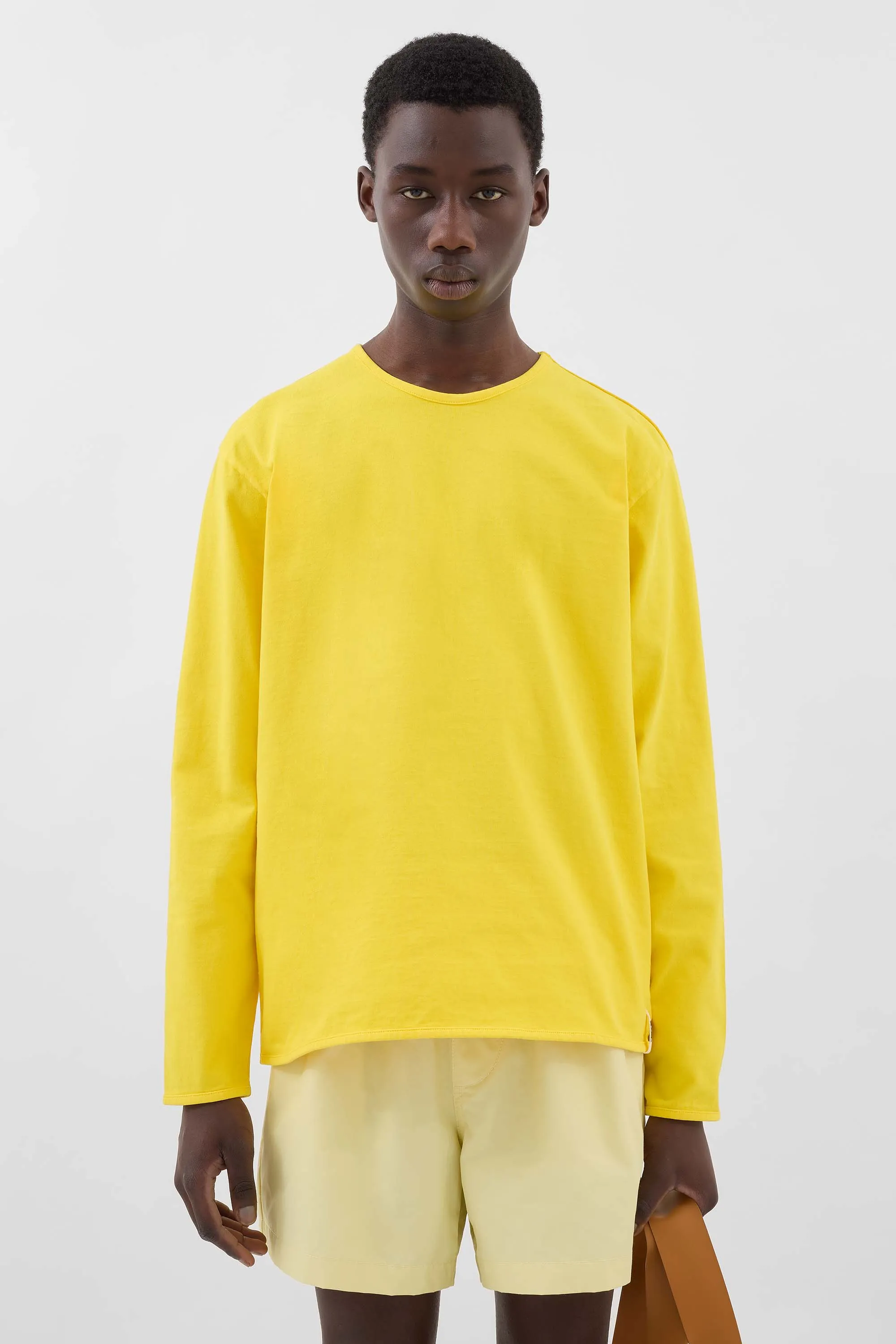 EVERYDAY CLASSIC LONGSLEEVE T-SHIRT / yellow sold by Sunnei product image thumbnail 3