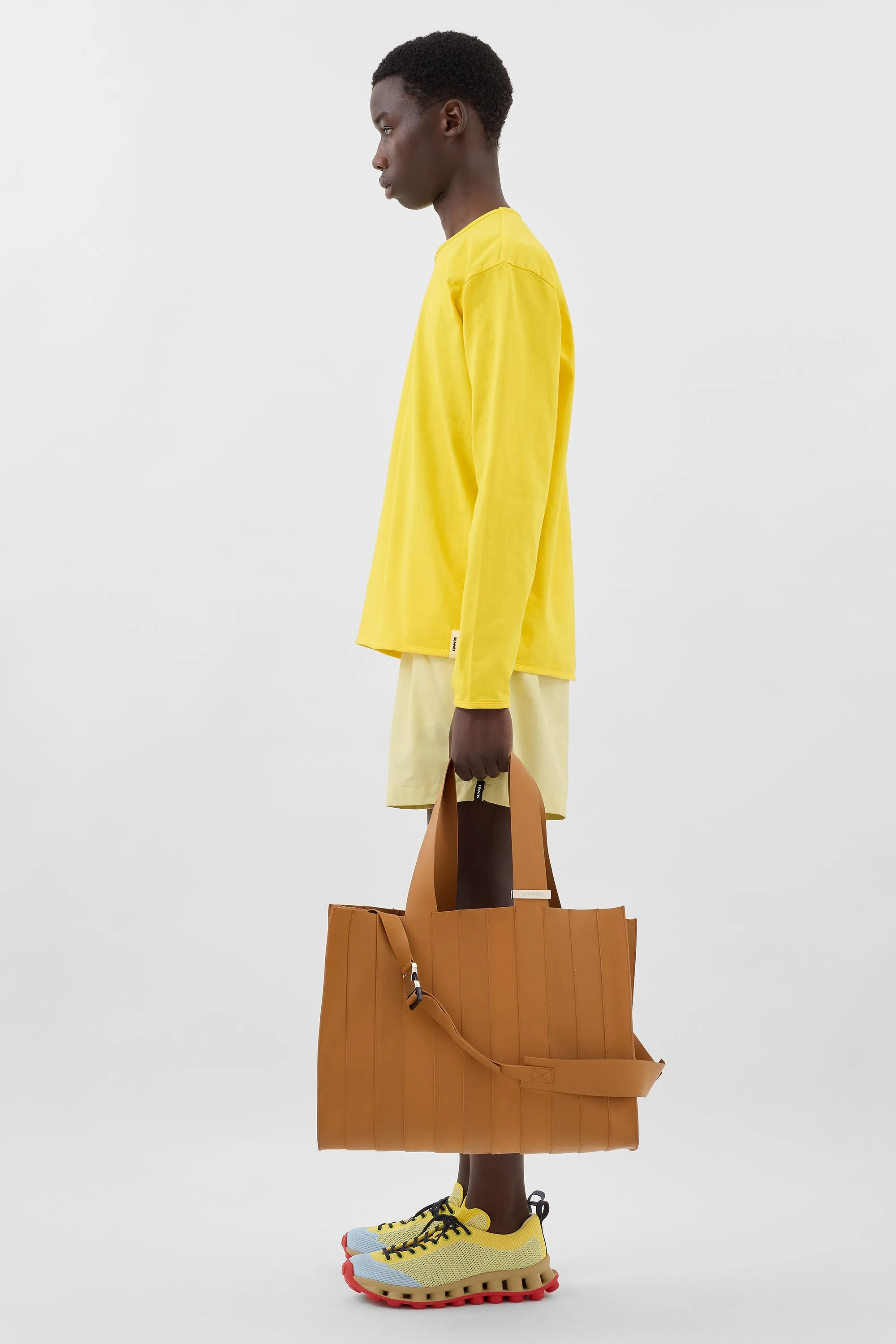 EVERYDAY CLASSIC LONGSLEEVE T-SHIRT / yellow sold by Sunnei product image thumbnail 5