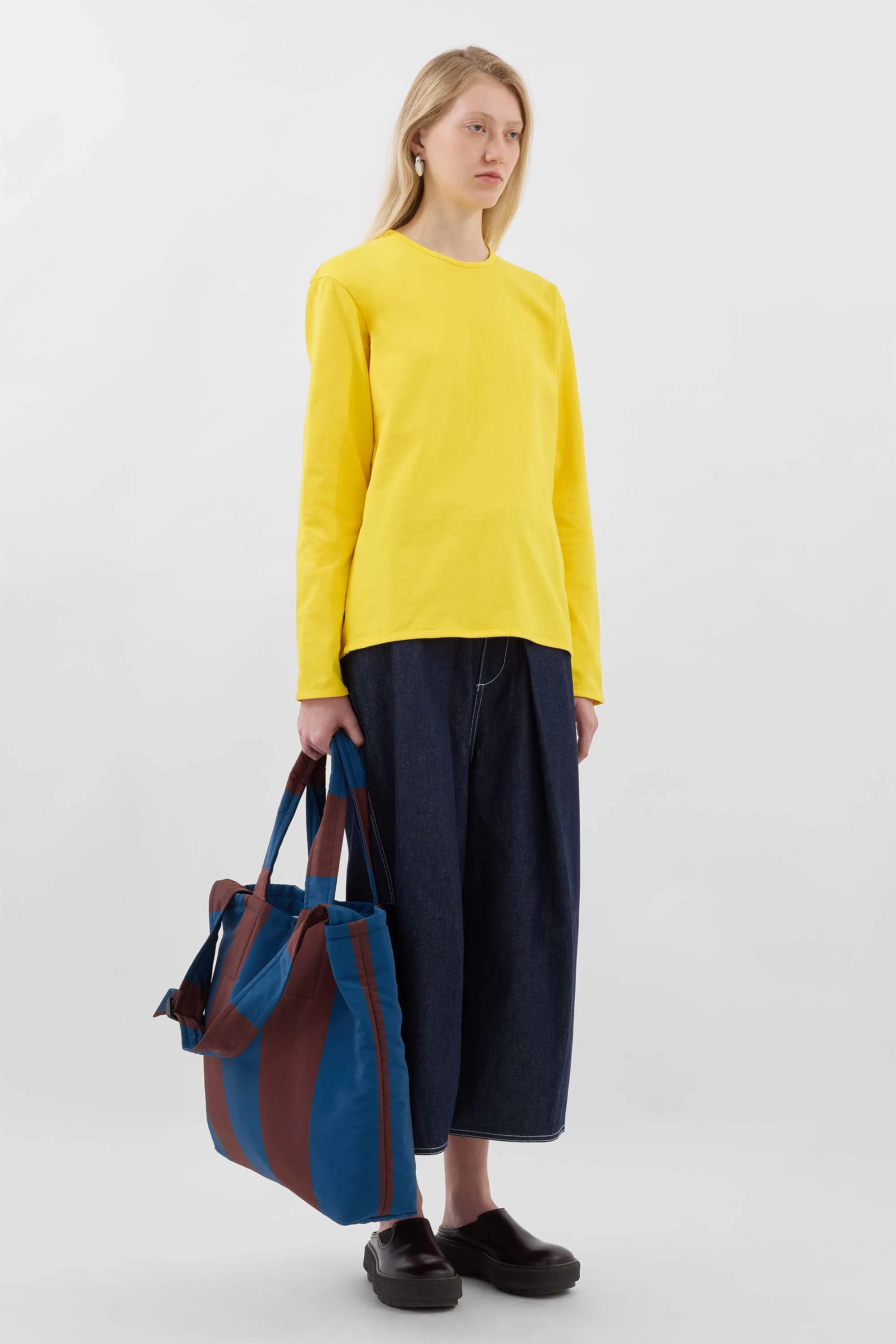 EVERYDAY CLASSIC LONGSLEEVE T-SHIRT / yellow sold by Sunnei product image thumbnail 4