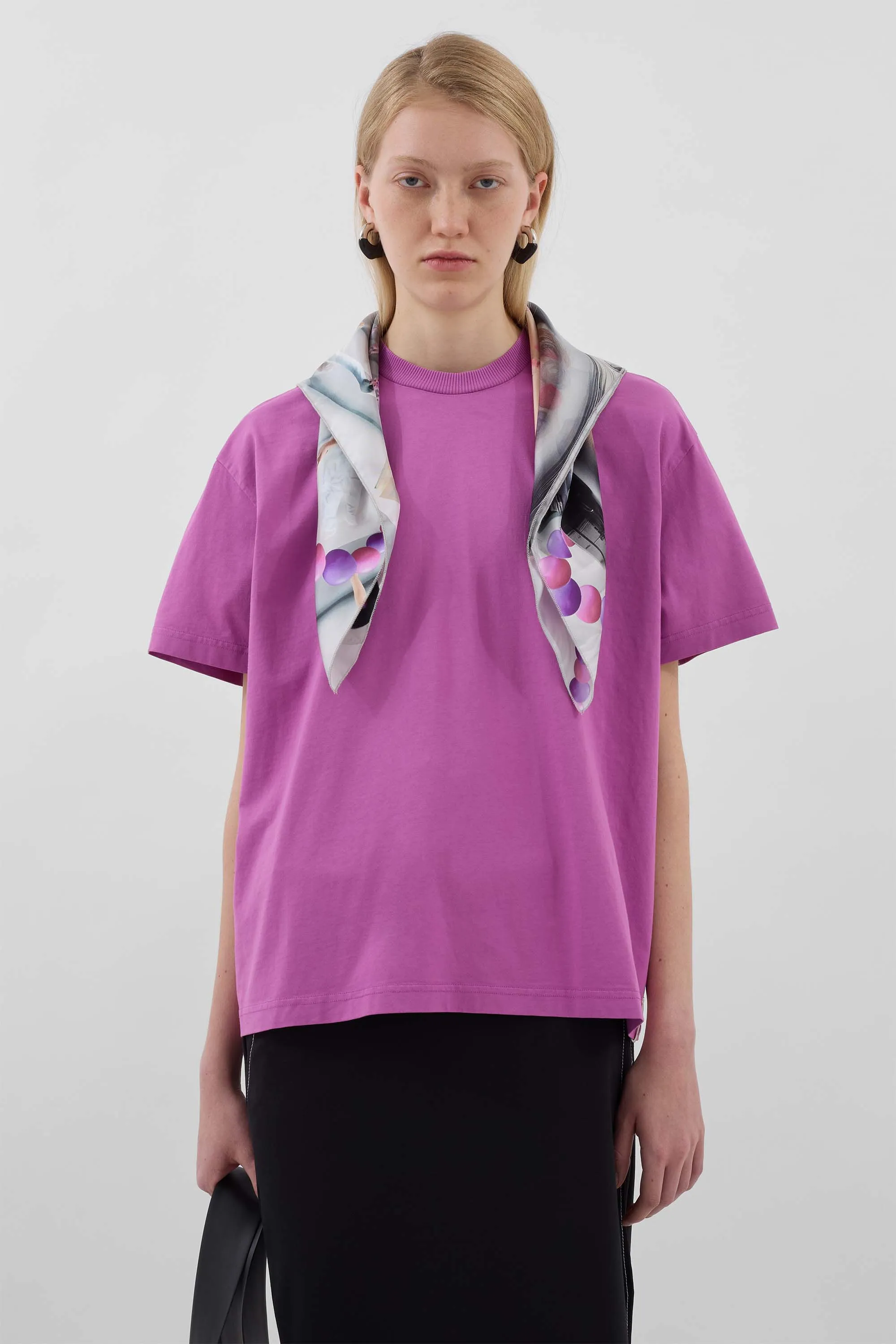 EVERYDAY CLASSIC T-SHIRT / rosebud sold by Sunnei product image thumbnail 5