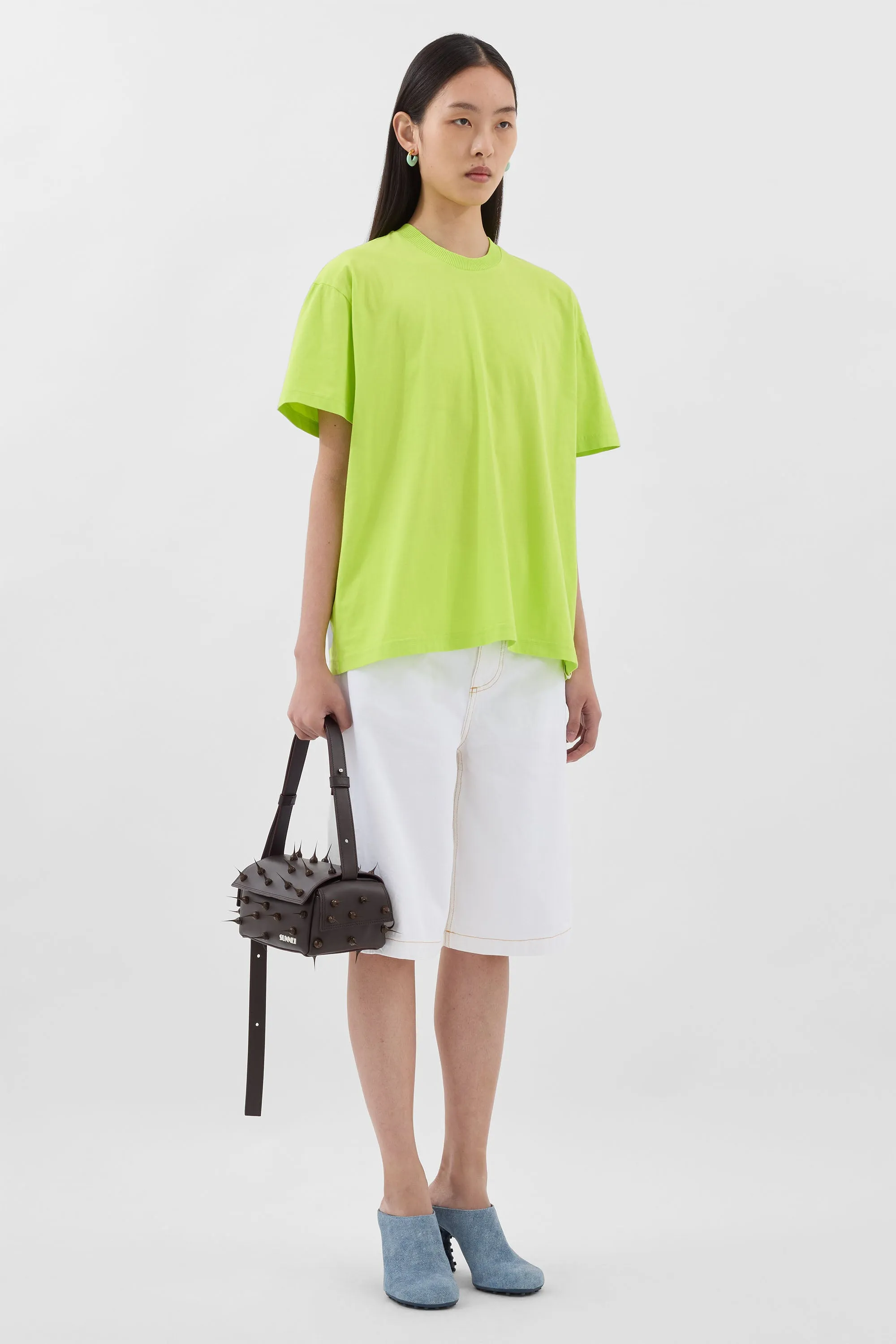EVERYDAY CLASSIC T-SHIRT / acid lime sold by Sunnei product image thumbnail 4