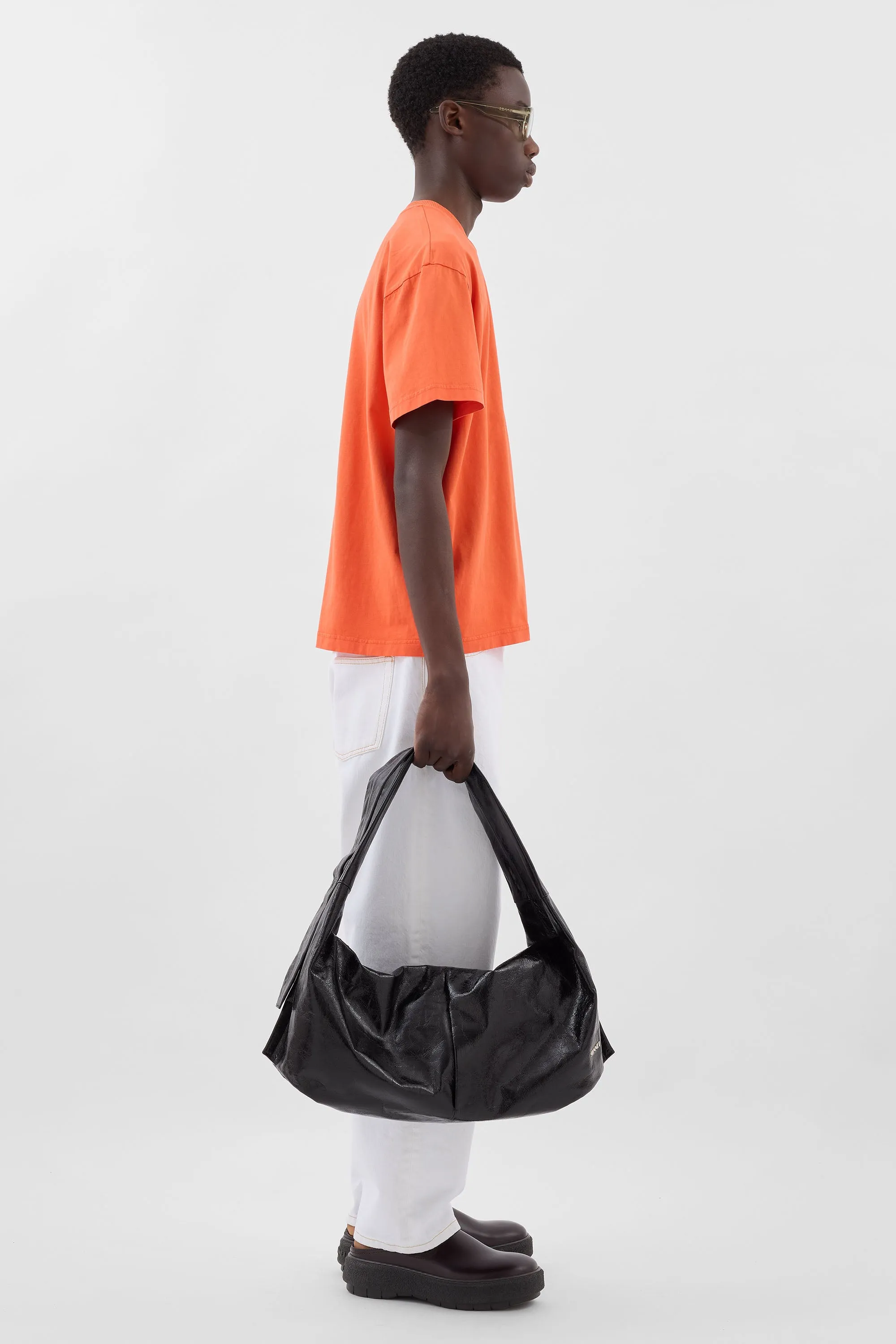 EVERYDAY CLASSIC T-SHIRT / bright orange sold by Sunnei product image thumbnail 4