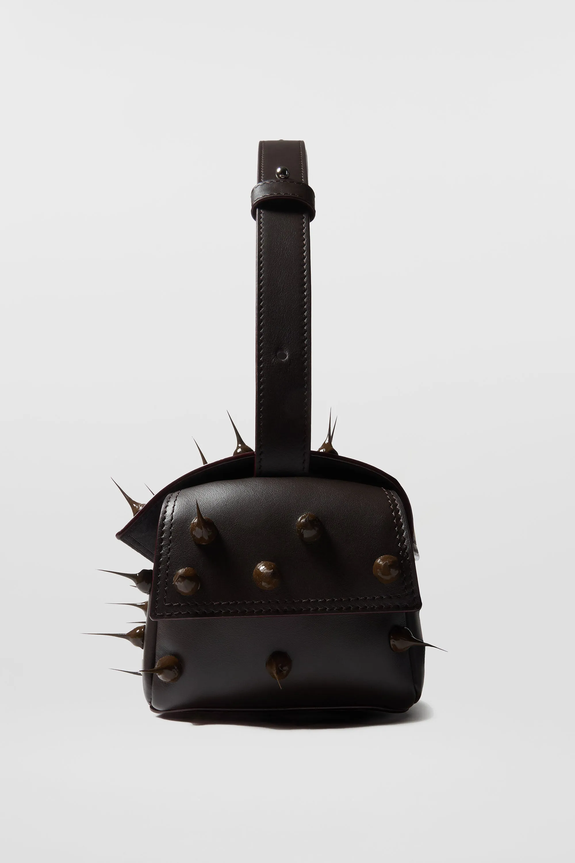 SPIKY SMALL LABAULETTO BAG / mud sold by Sunnei product image thumbnail 2