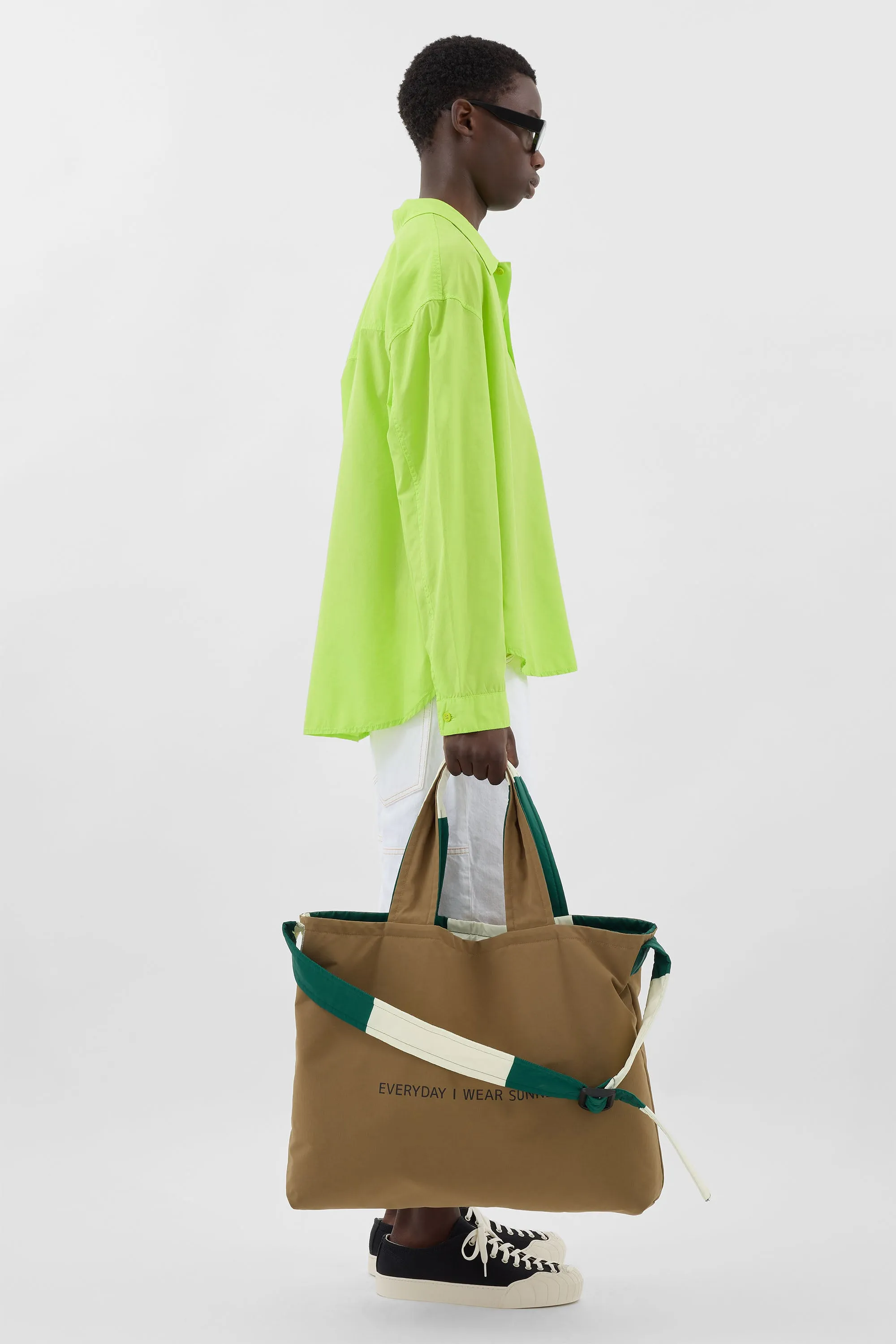 EVERYDAY OVER SHIRT / acid lime sold by Sunnei product image thumbnail 5