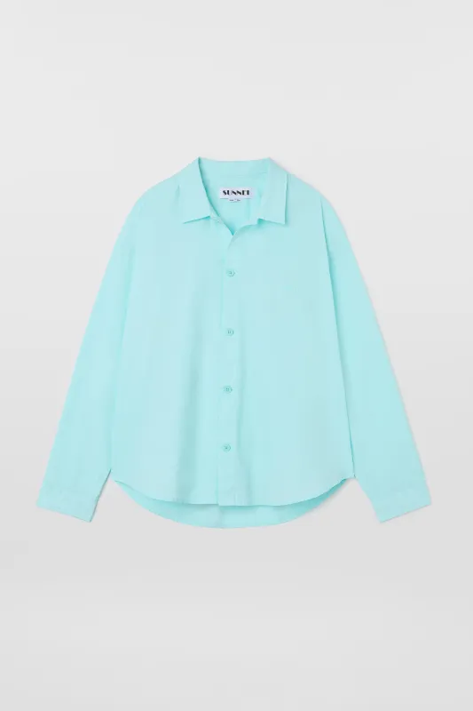EVERYDAY OVER SHIRT / light blue sold by Sunnei
