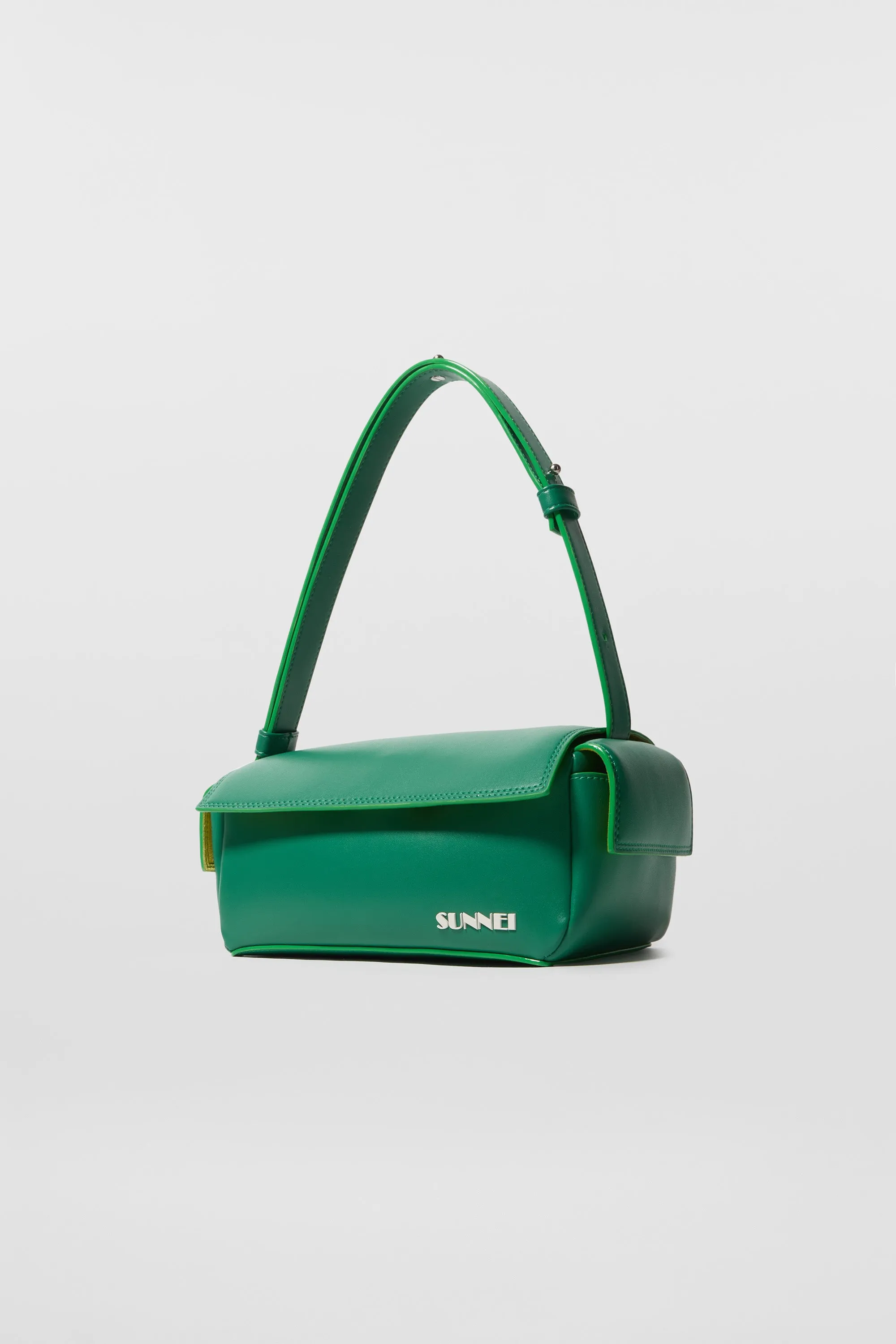 'TUTTO OK' SMALL LABAULETTO / green / vegan leather sold by Sunnei product image thumbnail 3