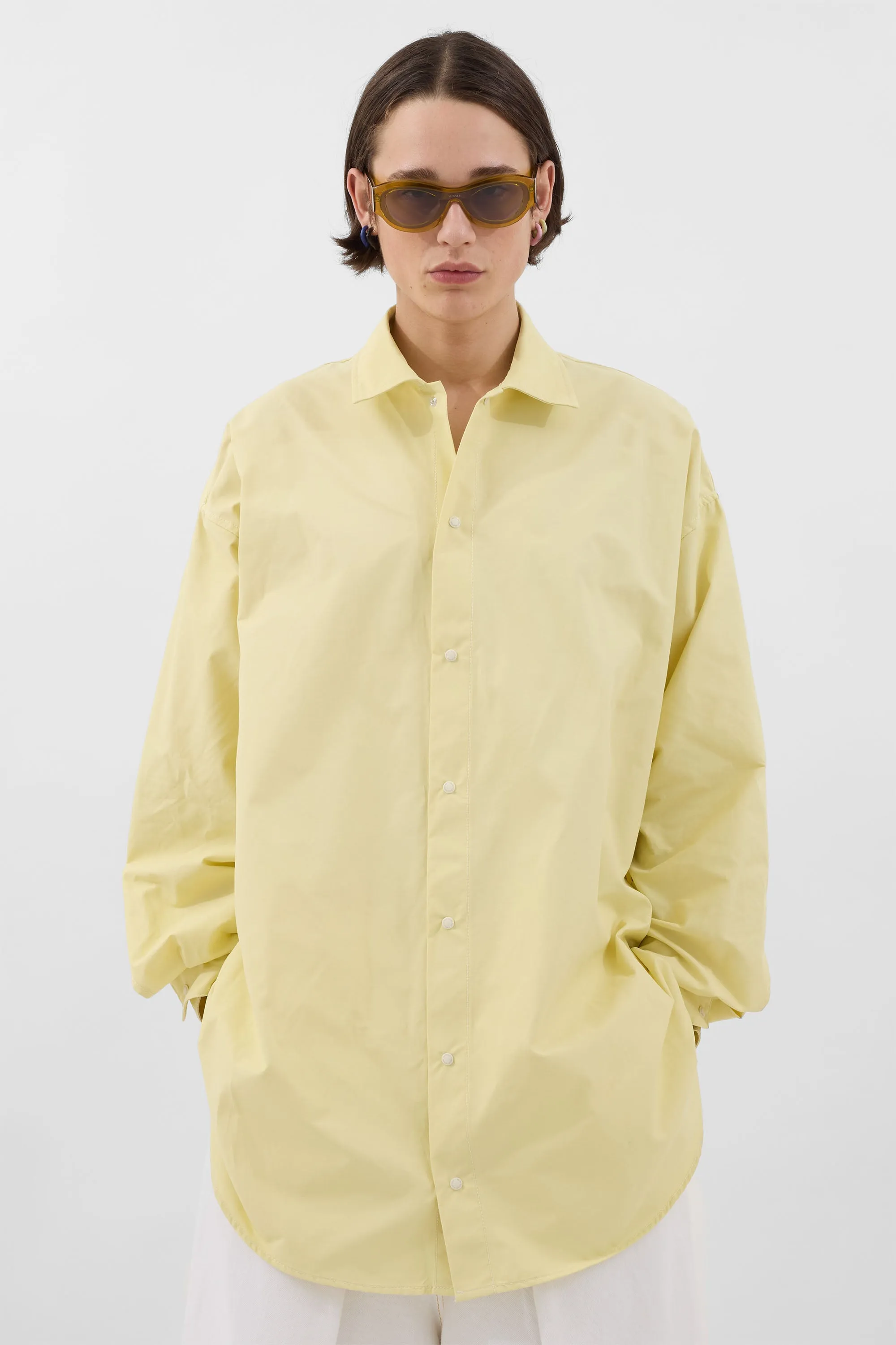 MEGA OVER SHIRT / light yellow sold by Sunnei product image thumbnail 3