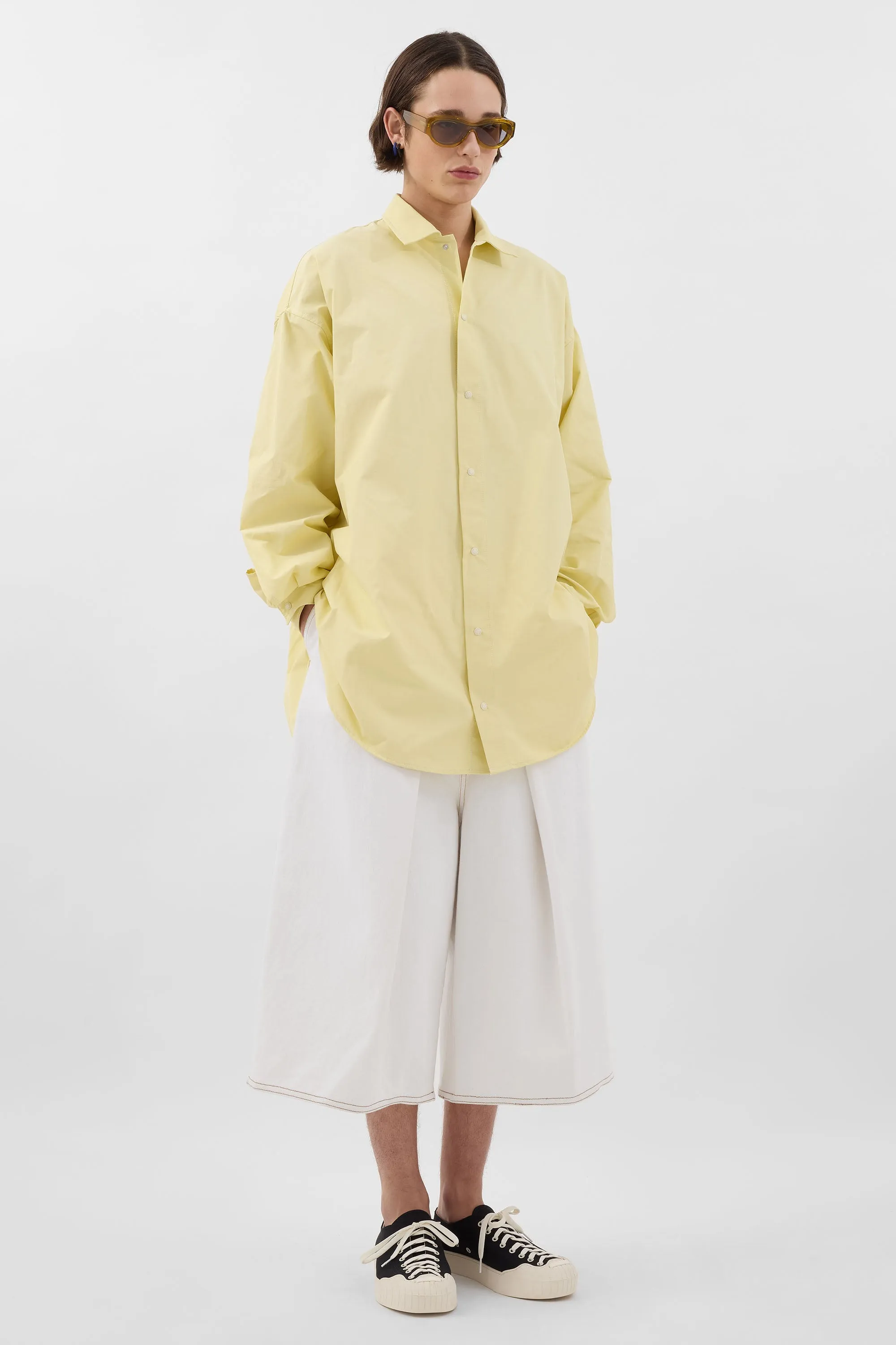 MEGA OVER SHIRT / light yellow sold by Sunnei product image thumbnail 4