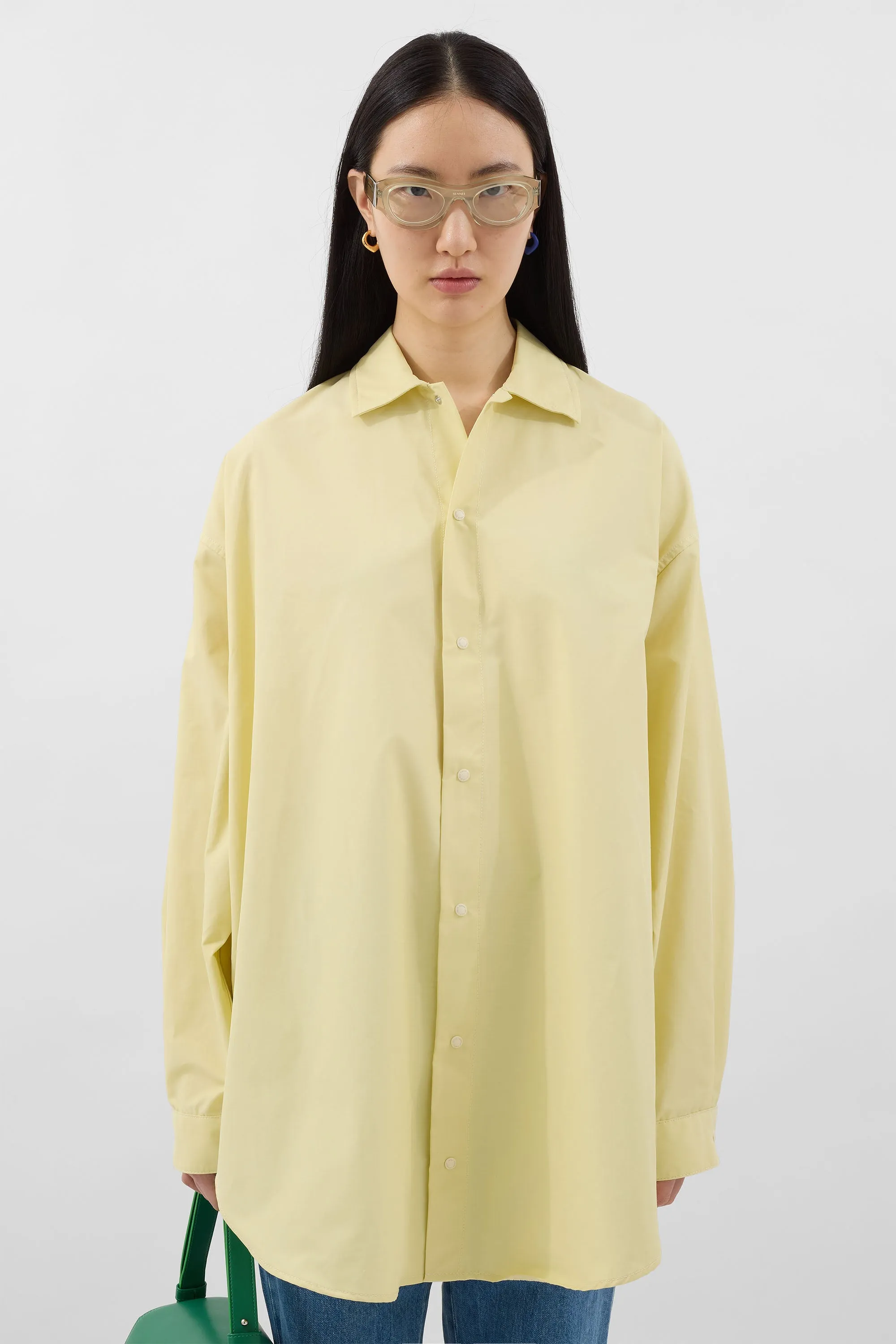 MEGA OVER SHIRT / light yellow sold by Sunnei product image thumbnail 2