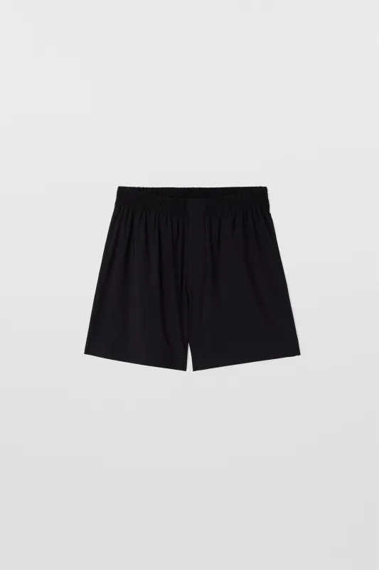 ELASTIC TECH SHORTS / black sold by Sunnei