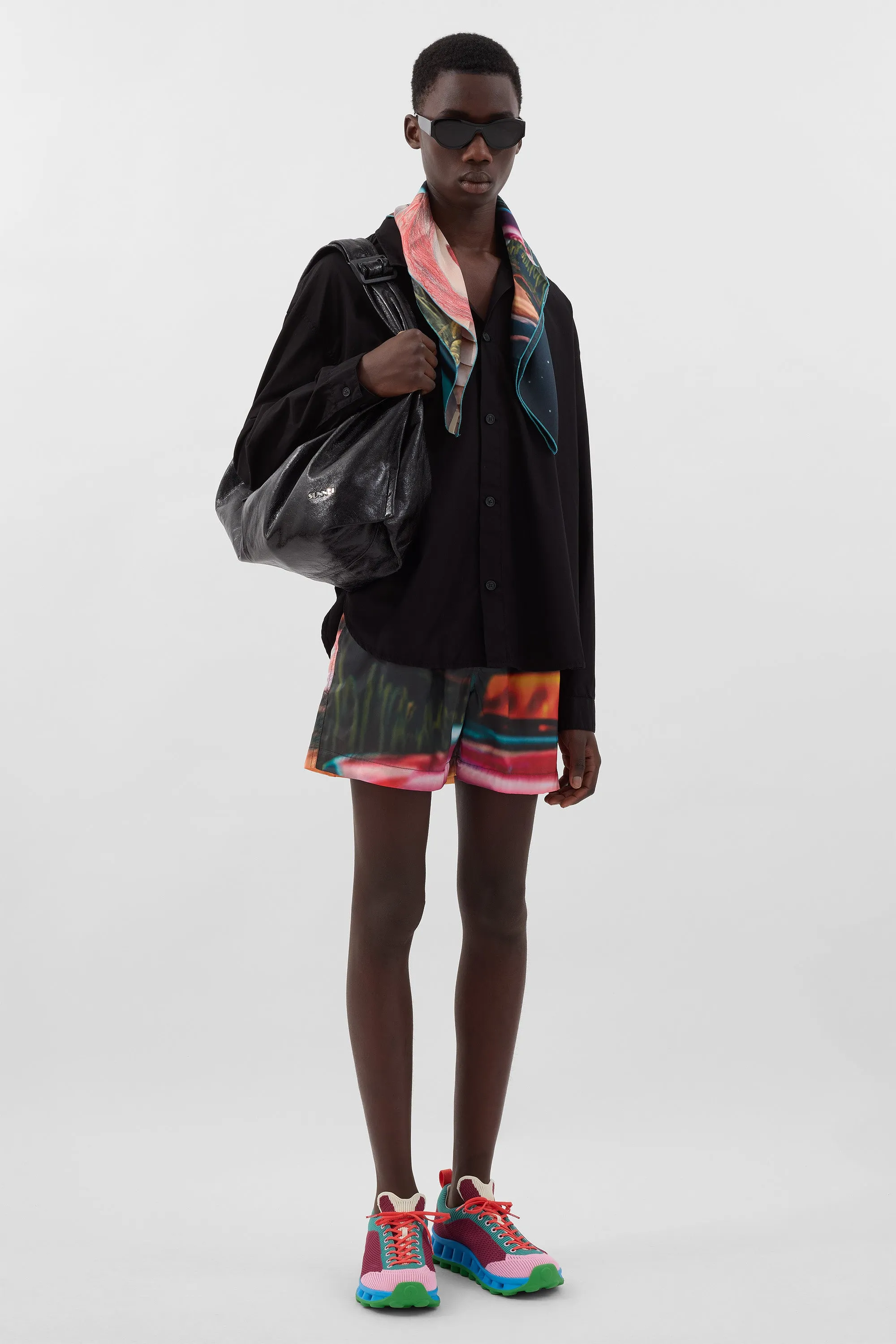 EVERYDAY OVER SHIRT / black sold by Sunnei product image thumbnail 4