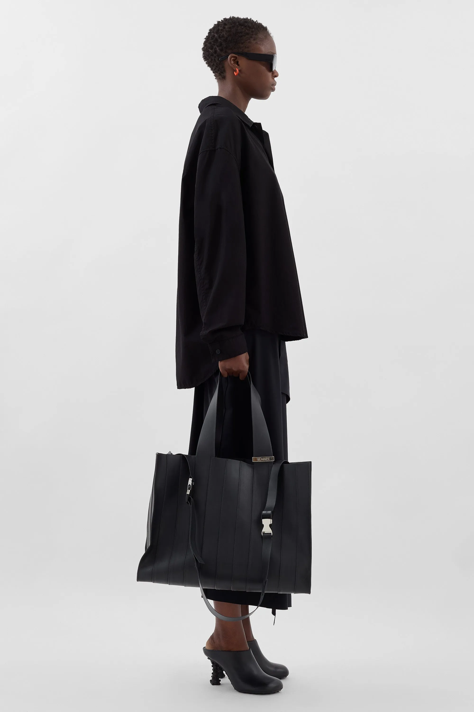 EVERYDAY OVER SHIRT / black sold by Sunnei product image thumbnail 5