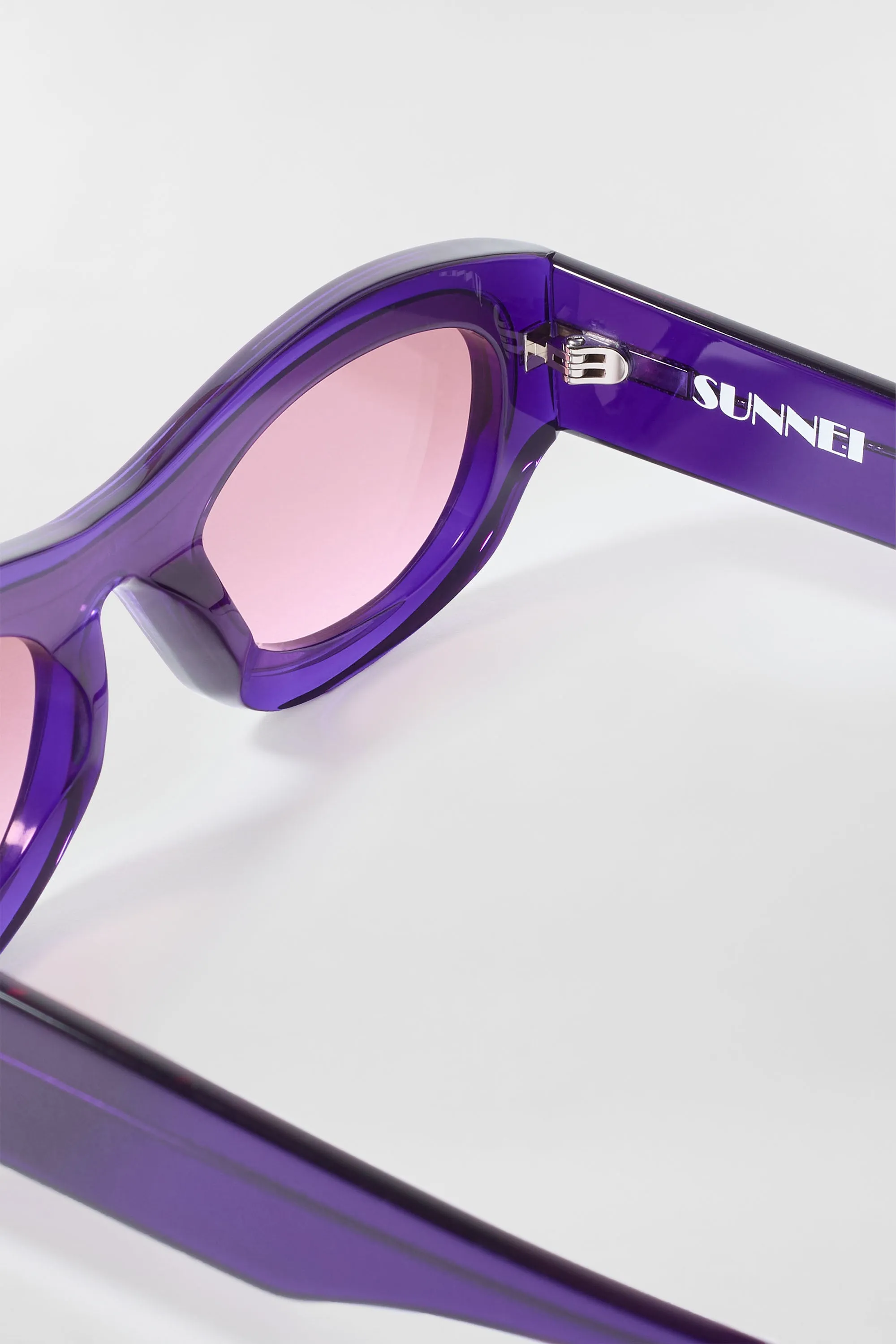 PROTOTIPO 5 SUNGLASSES / transparent dark purple sold by Sunnei product image thumbnail 5