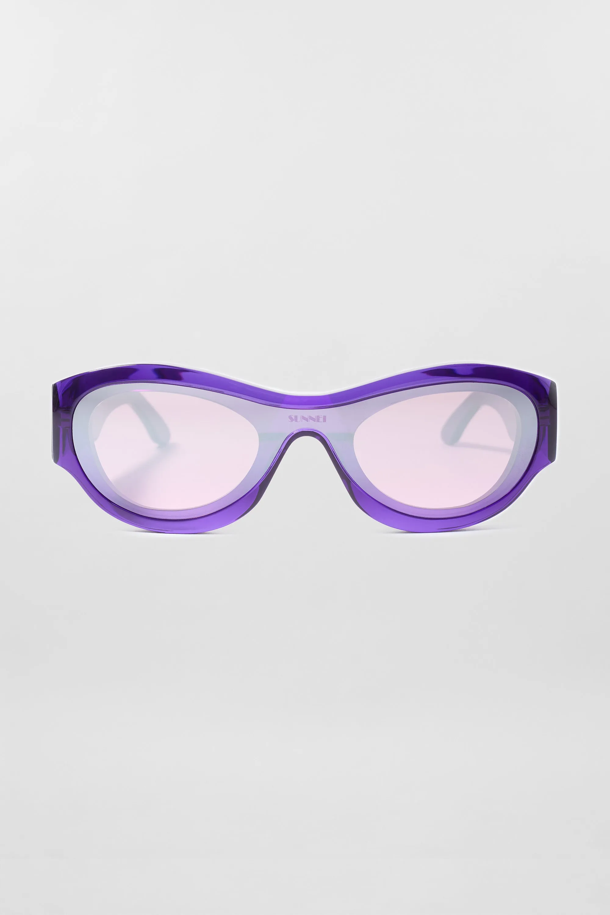 PROTOTIPO 5 SUNGLASSES / transparent dark purple sold by Sunnei