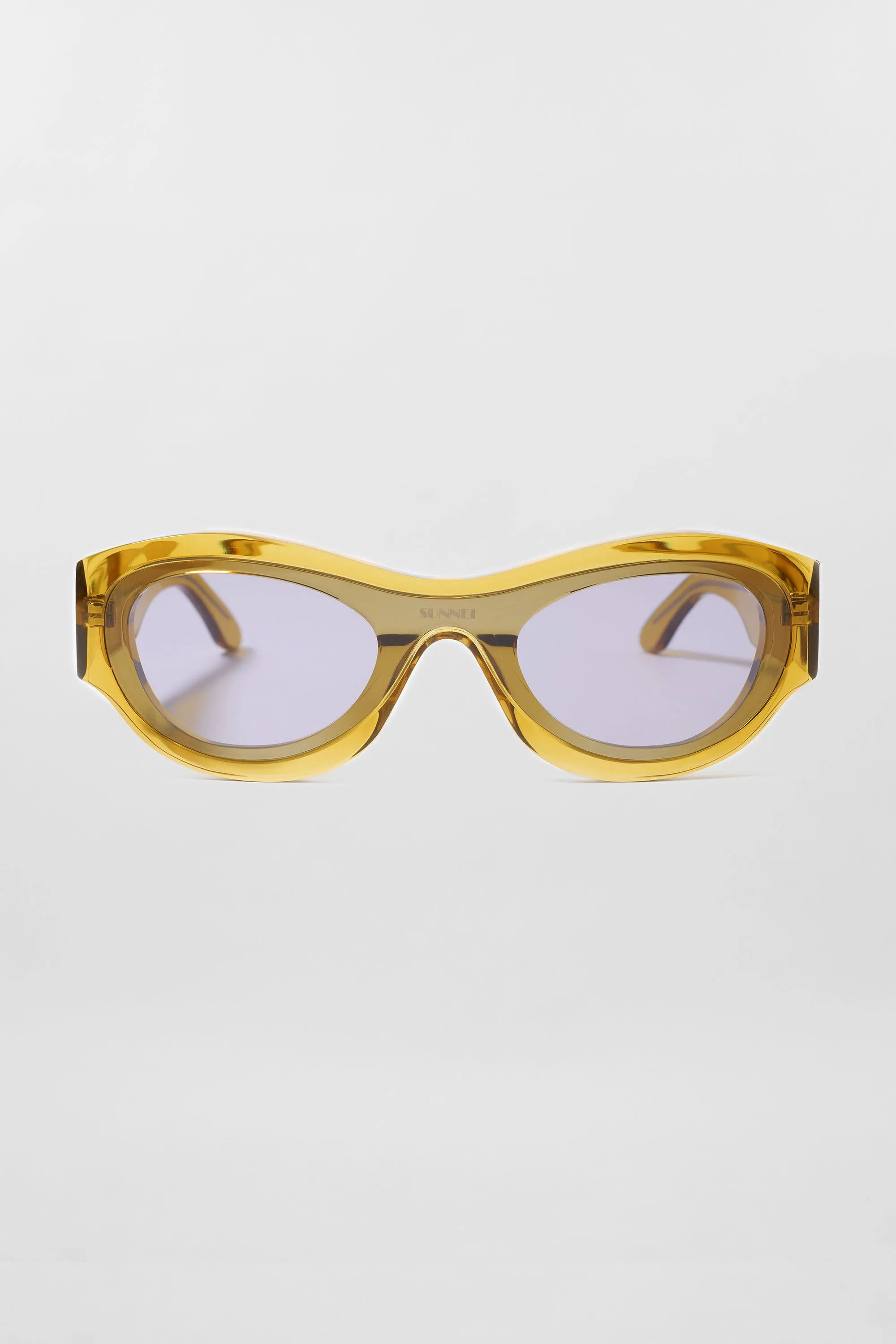 PROTOTIPO 5 SUNGLASSES / transparent mustard sold by Sunnei