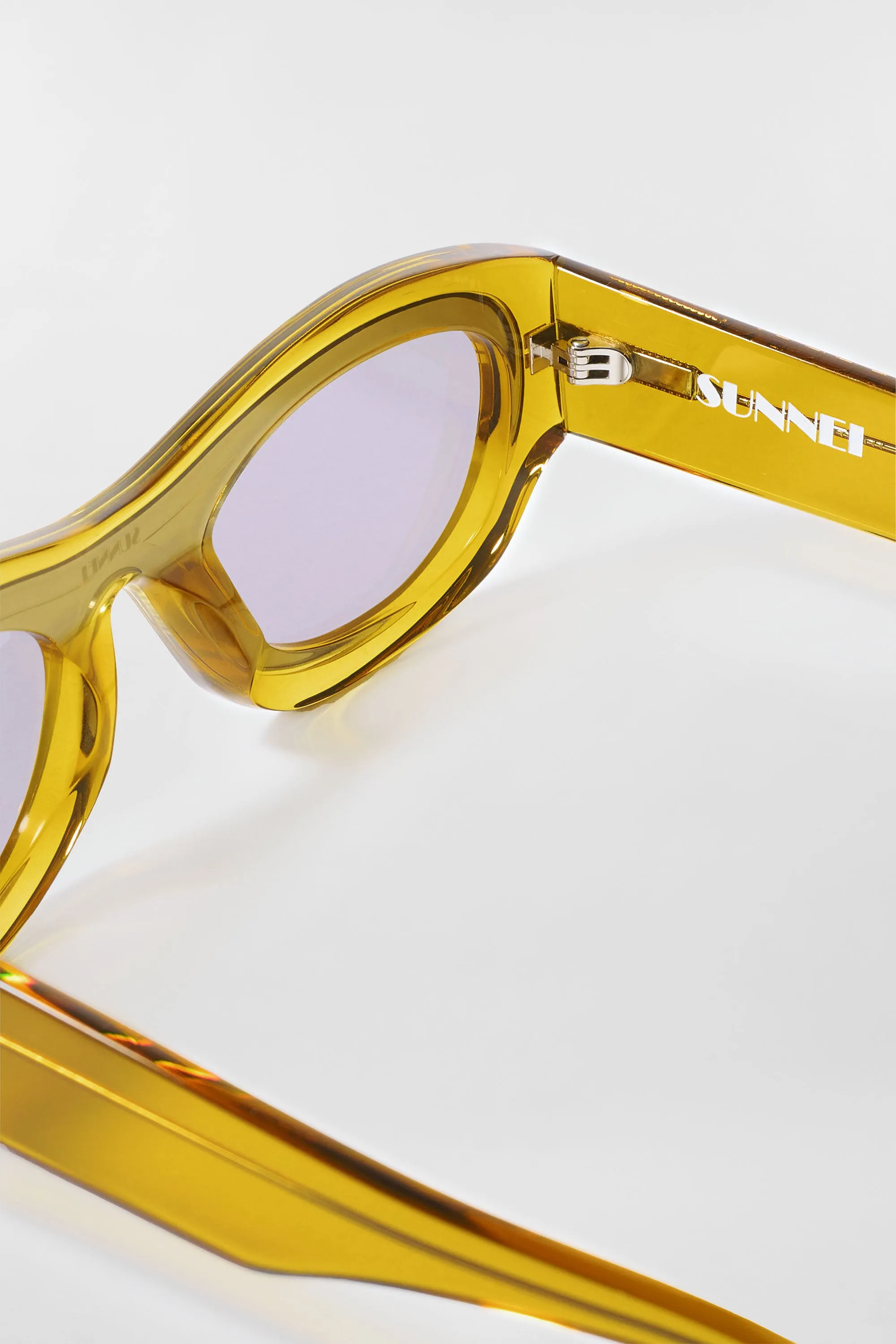 PROTOTIPO 5 SUNGLASSES / transparent mustard sold by Sunnei product image thumbnail 4