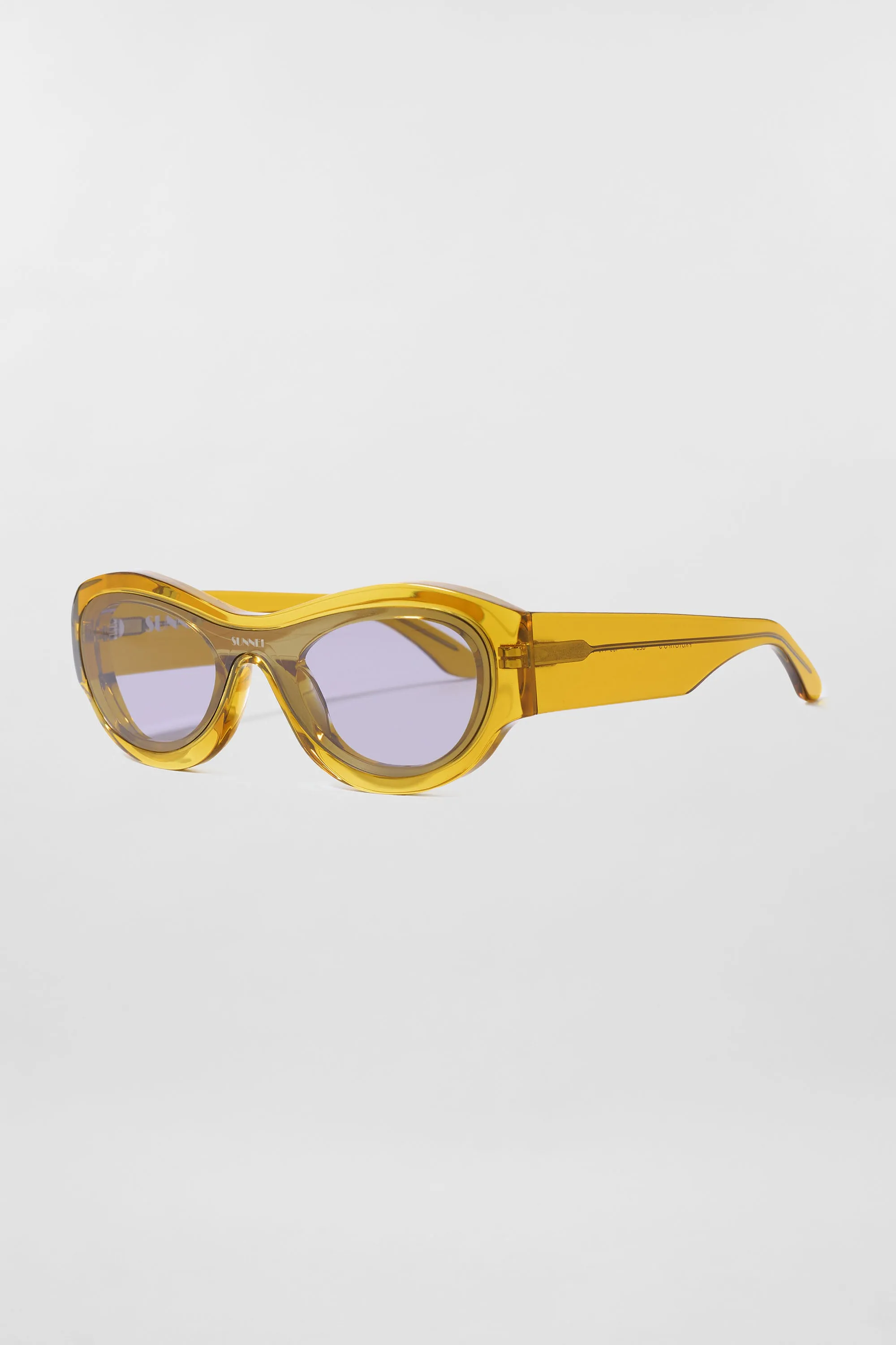PROTOTIPO 5 SUNGLASSES / transparent mustard sold by Sunnei product image thumbnail 2