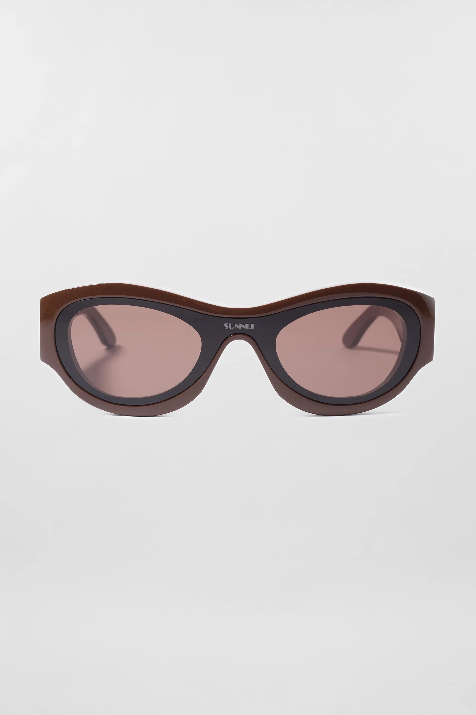 PROTOTIPO 5 SUNGLASSES / dark brown sold by Sunnei