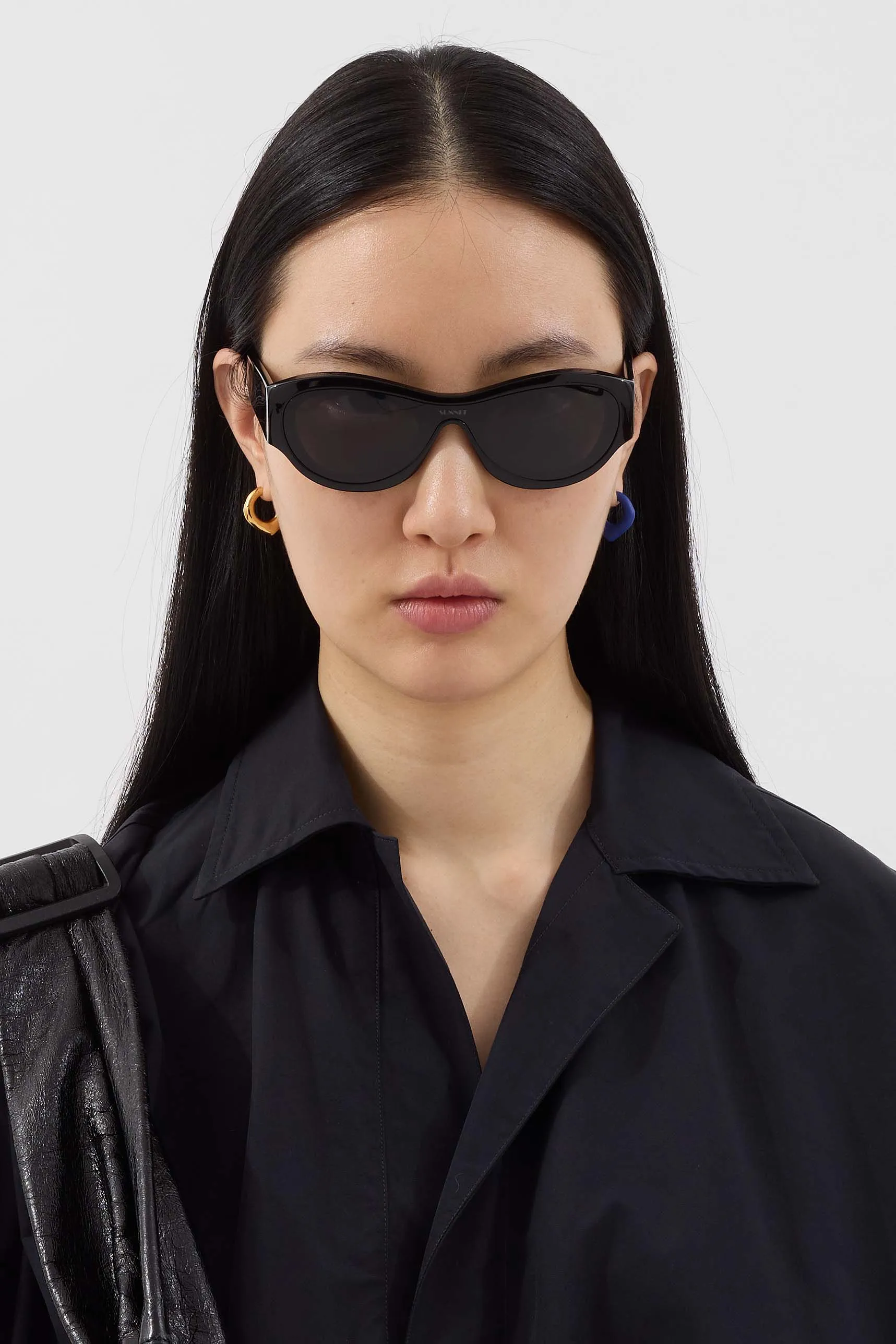 PROTOTIPO 5 SUNGLASSES / black sold by Sunnei product image thumbnail 3