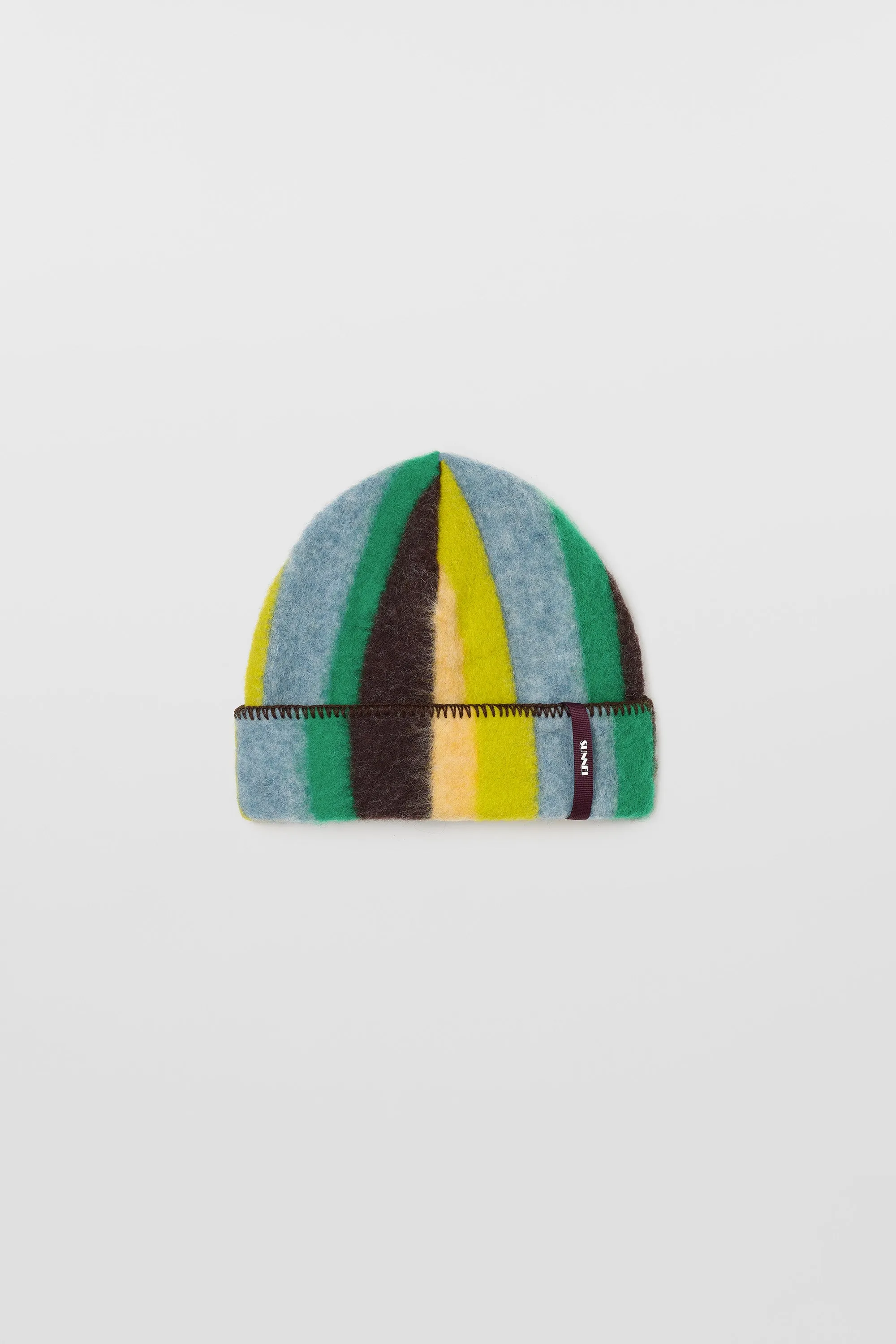 CHUNKY HAT / multicolor stripes sold by Sunnei