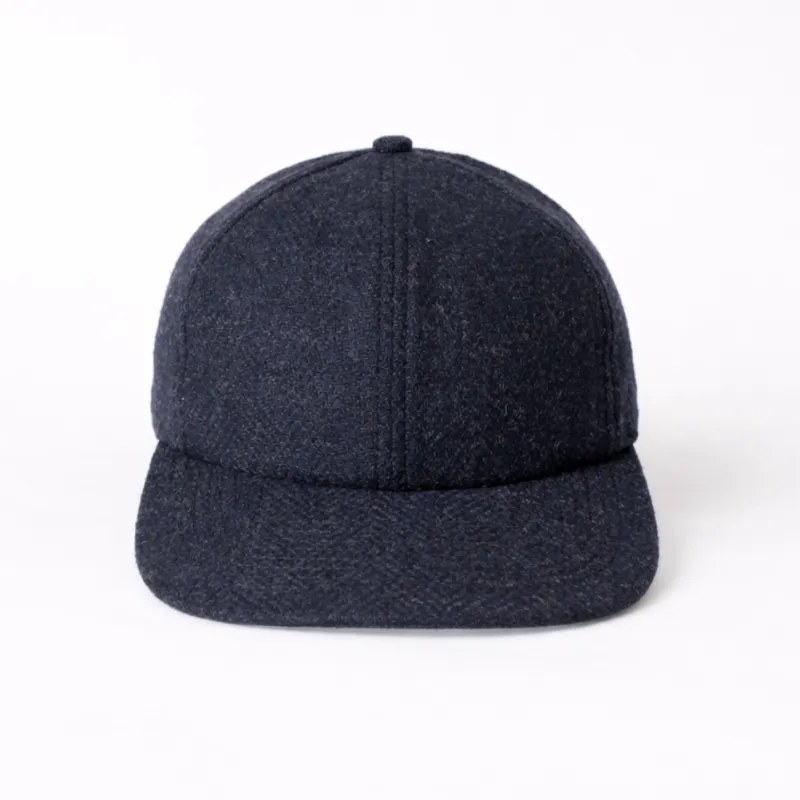 USA Wool Cap (Navy) made by Fitted Underground
