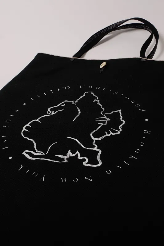 Selvedge Denim Tote - Dark Matter made by Fitted Underground