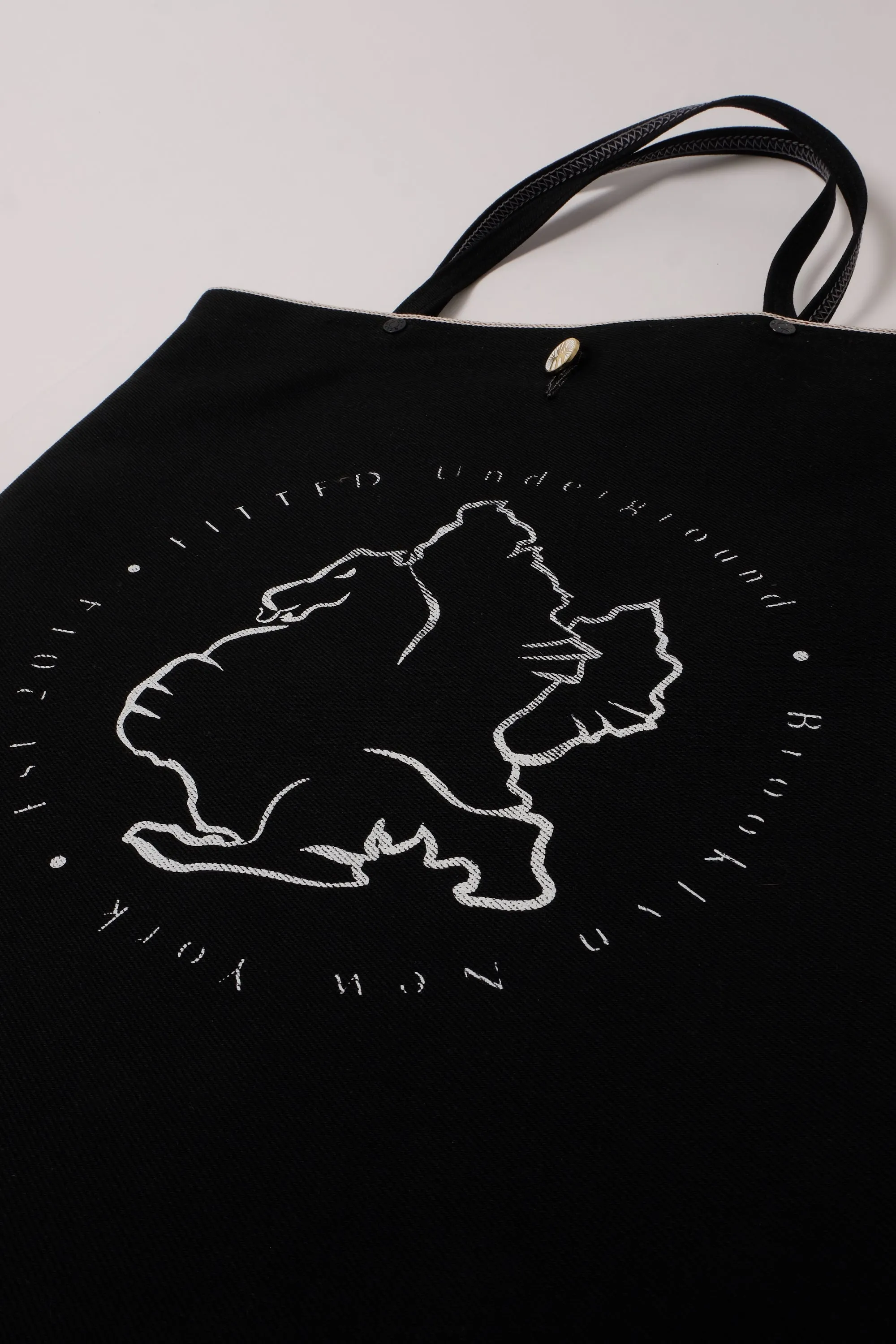 Selvedge Denim Tote - Dark Matter sold by Fitted Underground