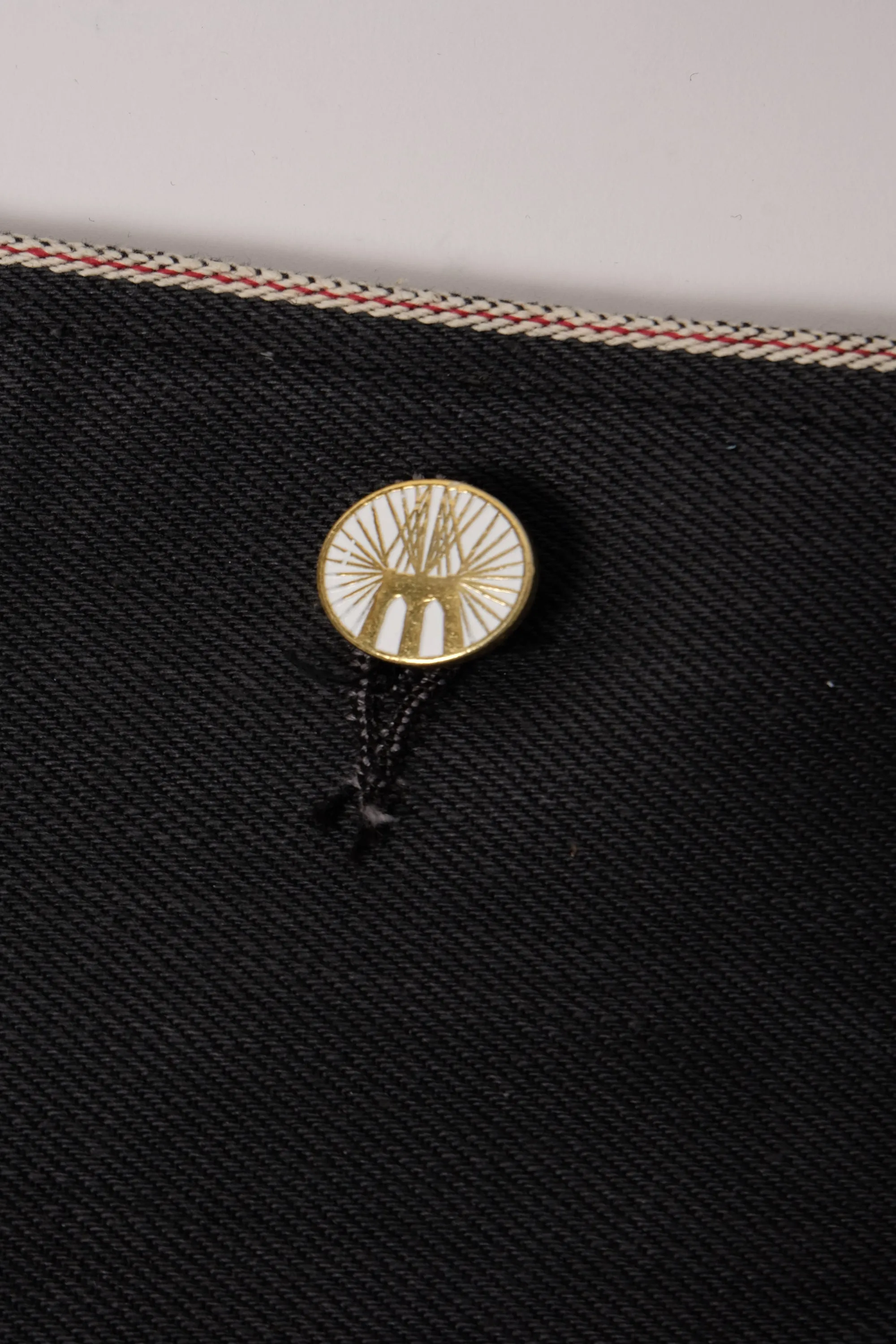 Selvedge Denim Tote - Gunmetal sold by Fitted Underground product image thumbnail 3
