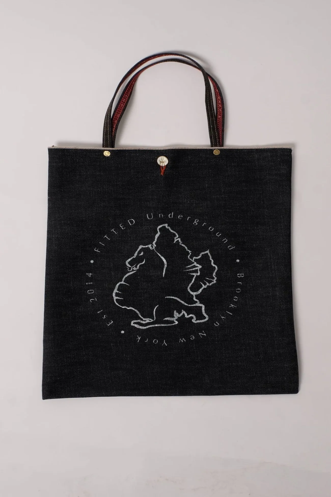 Selvedge Denim Tote - Greensboro sold by Fitted Underground product image thumbnail 2