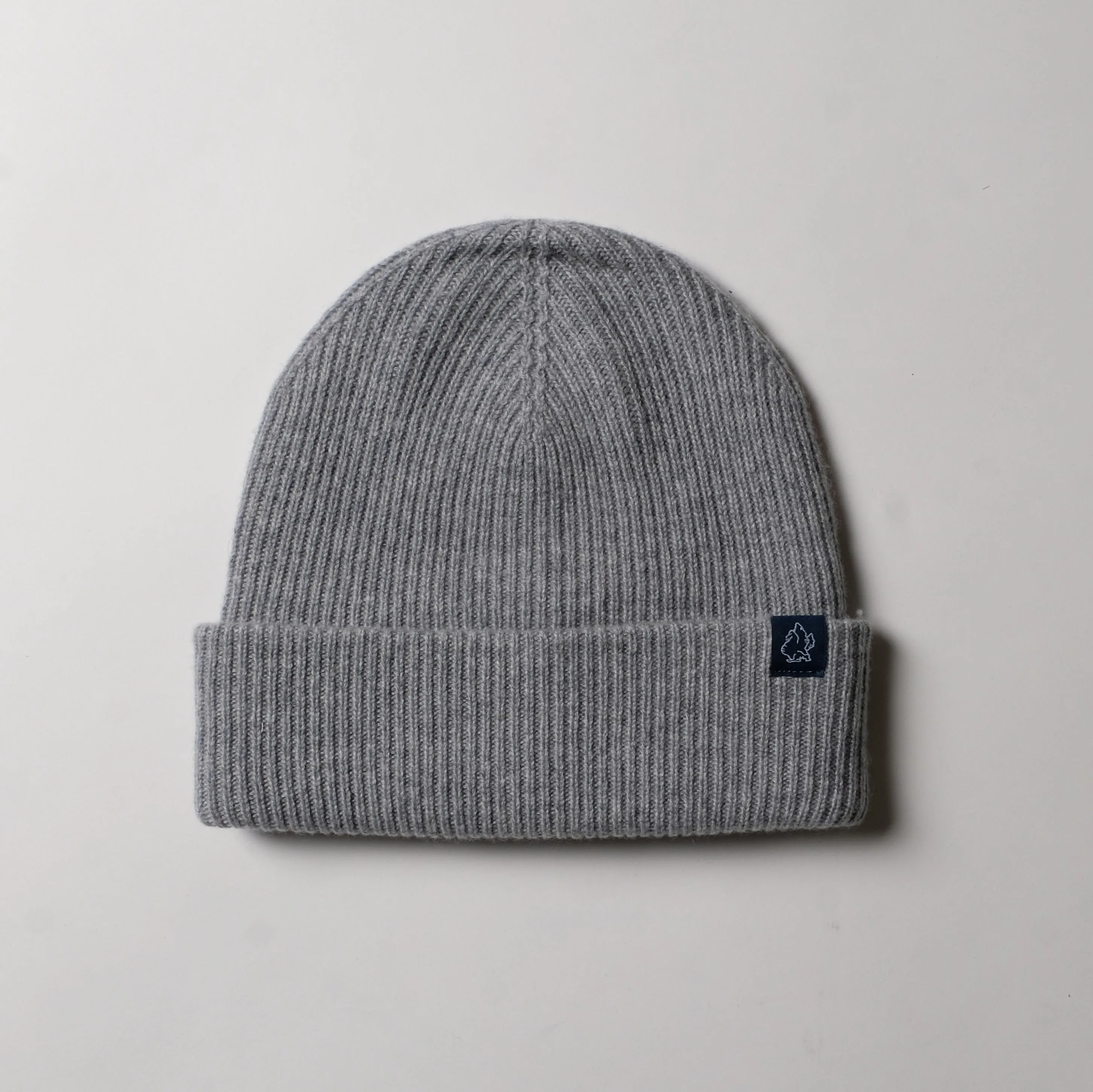 Cashmere-Merino Wool Beanie (Grey) sold by Fitted Underground