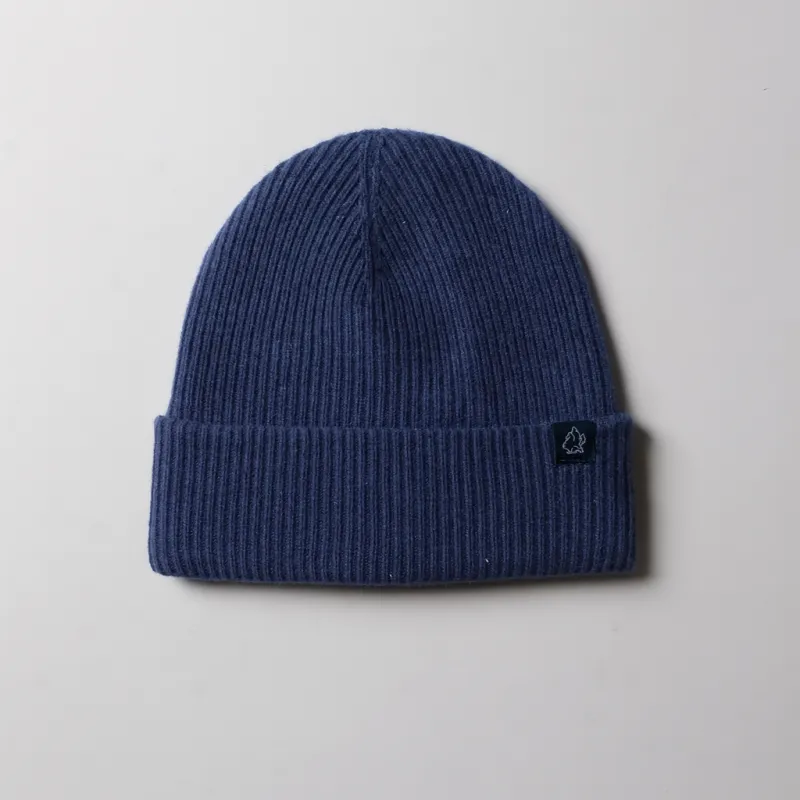 Cashmere-Merino Wool Beanie (Navy) made by Fitted Underground
