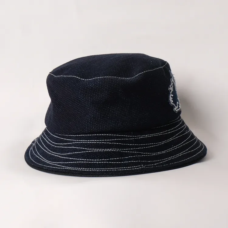 Sashiko Bucket (Black Trim) sold by Fitted Underground product image thumbnail 3