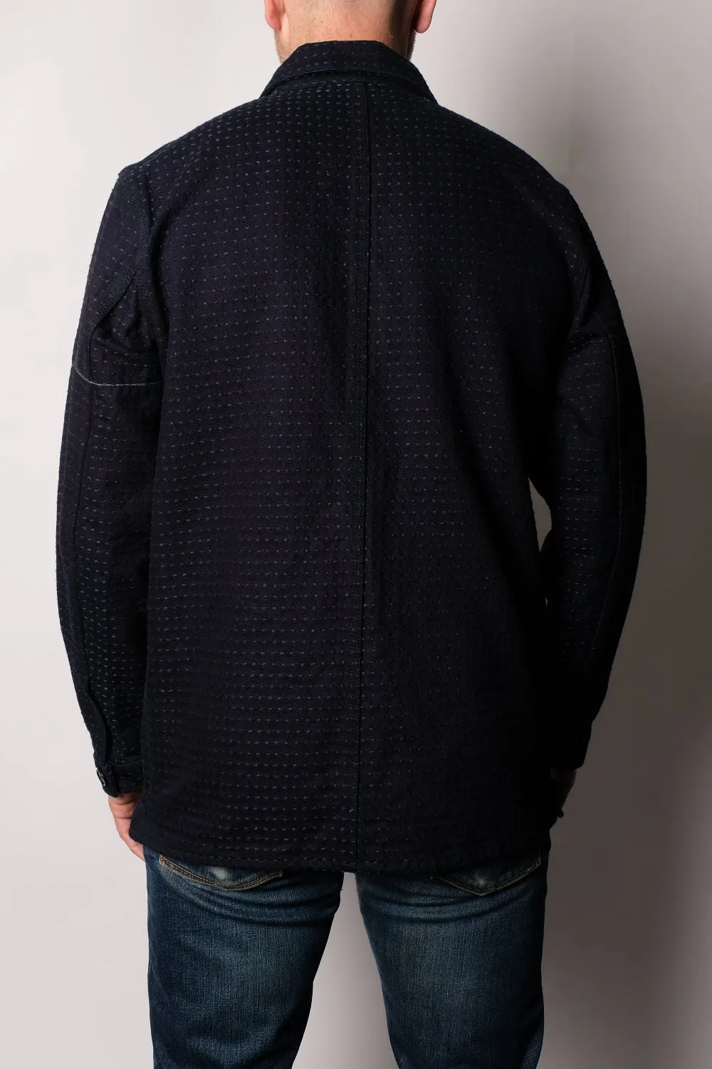 NAVY YARD Sashiko Chore Coat sold by Fitted Underground product image thumbnail 4