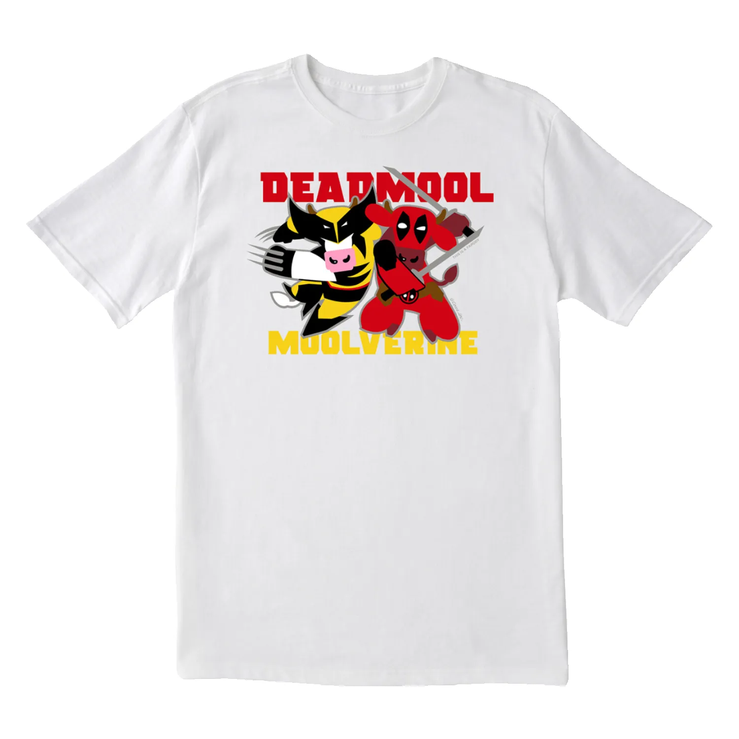 DeadMOOl and MOOlverine Adult T sold by Cows product image thumbnail 3