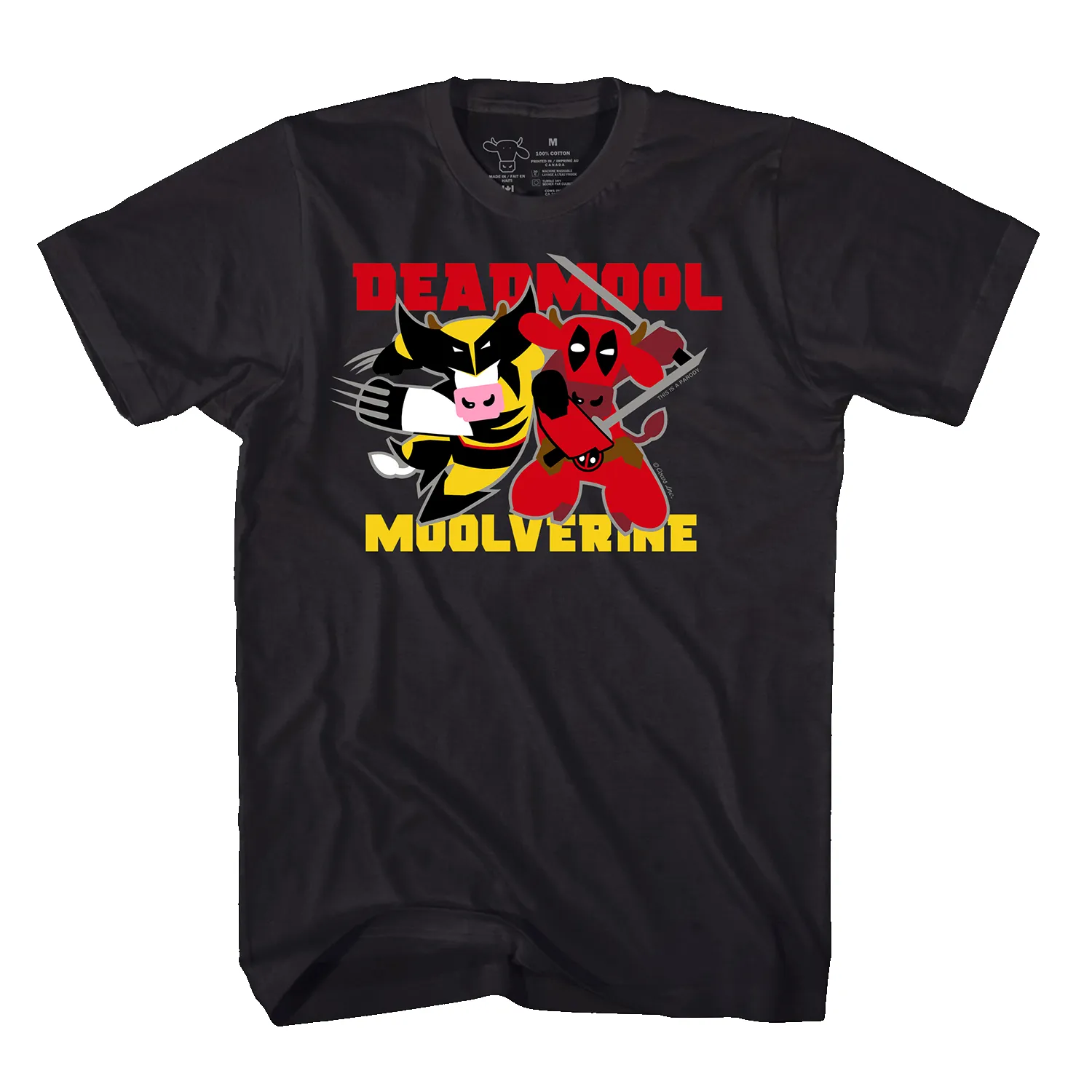 DeadMOOl and MOOlverine Adult T sold by Cows product image thumbnail 4