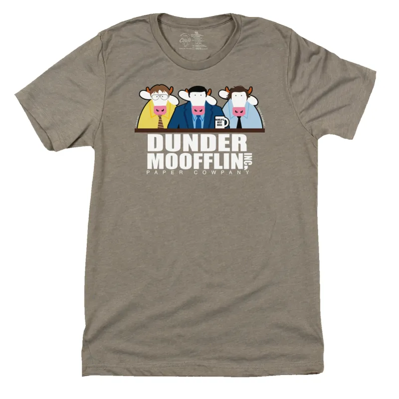 Dunder MOOfflin Adult T sold by Cows