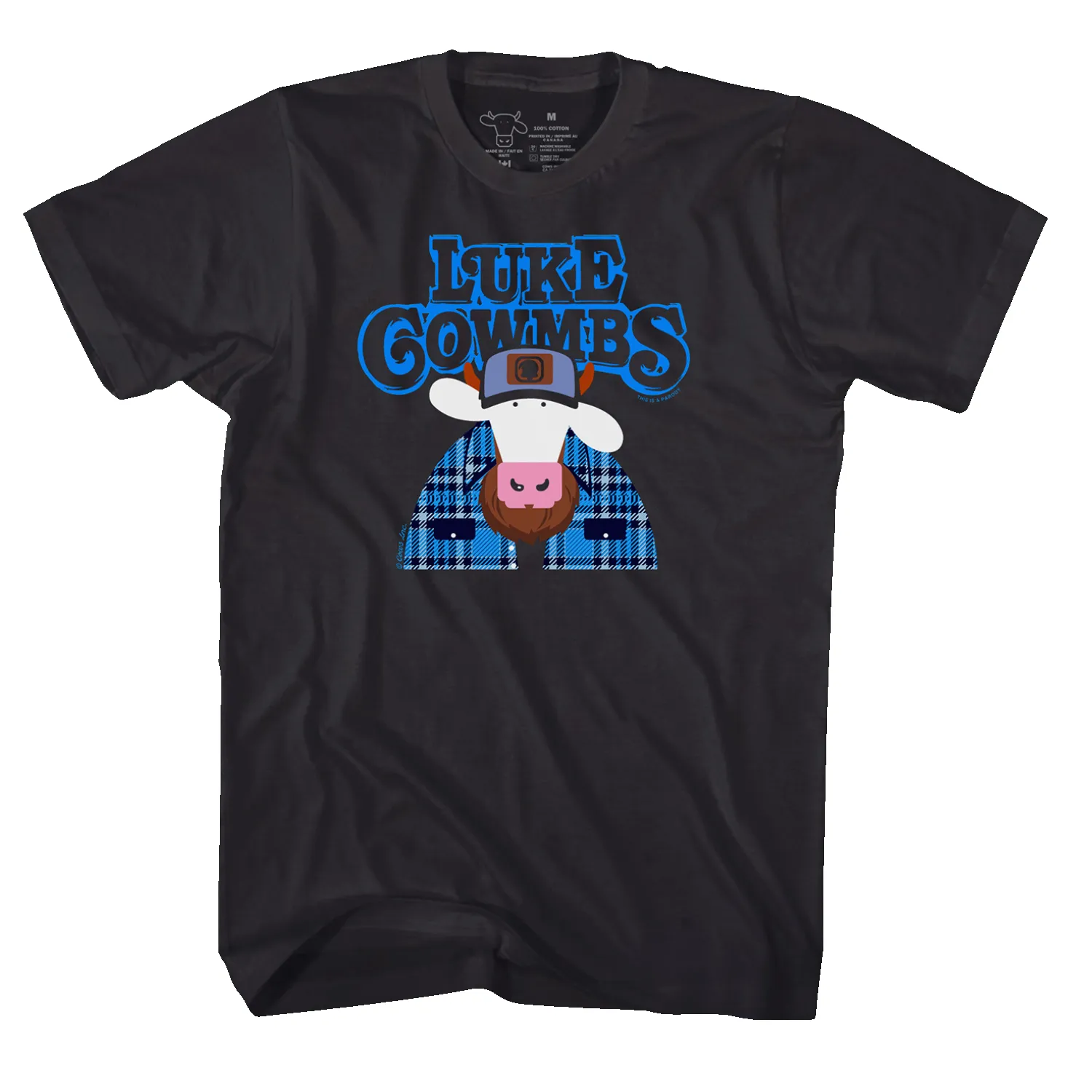 Luke COWmbs Adult T sold by Cows