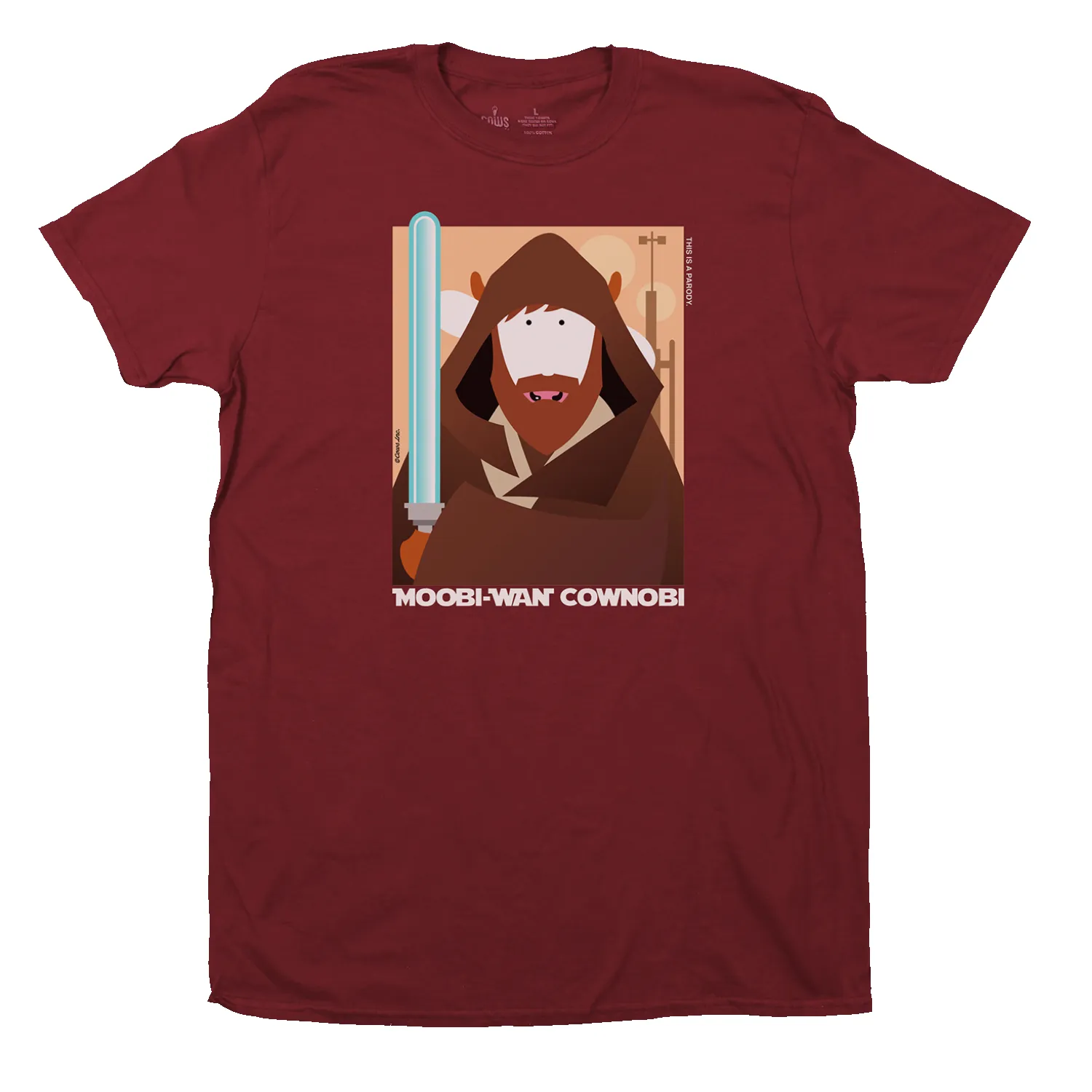 MOObi-Wan COWnobi Adult T sold by Cows product image thumbnail 4