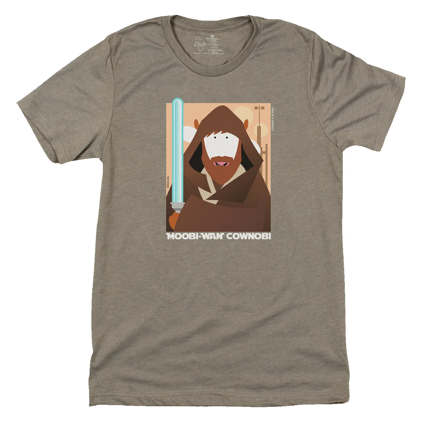 MOObi-Wan COWnobi Adult T sold by Cows product image thumbnail 3