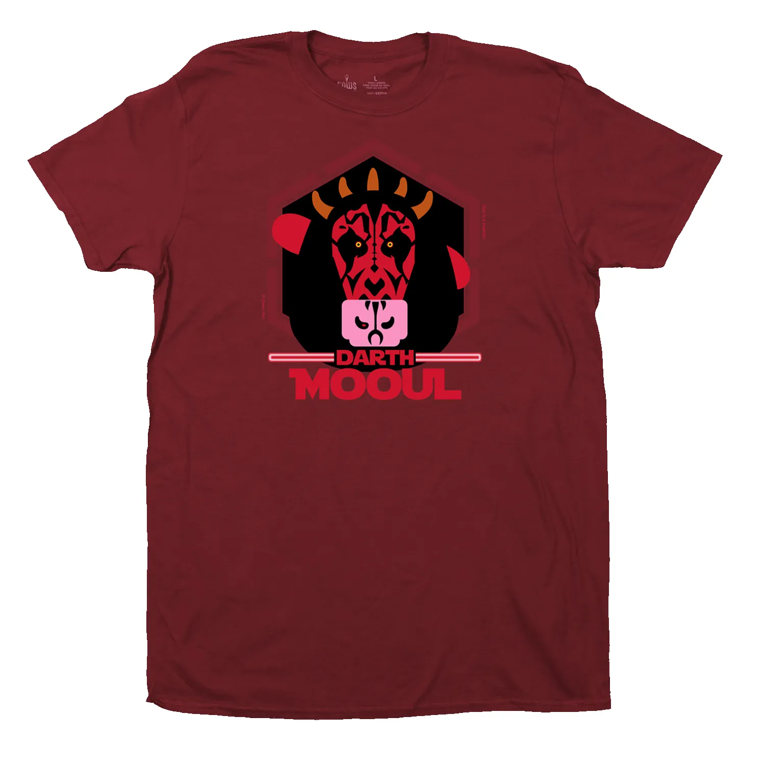 Darth MOOul Adult T sold by Cows product image thumbnail 3