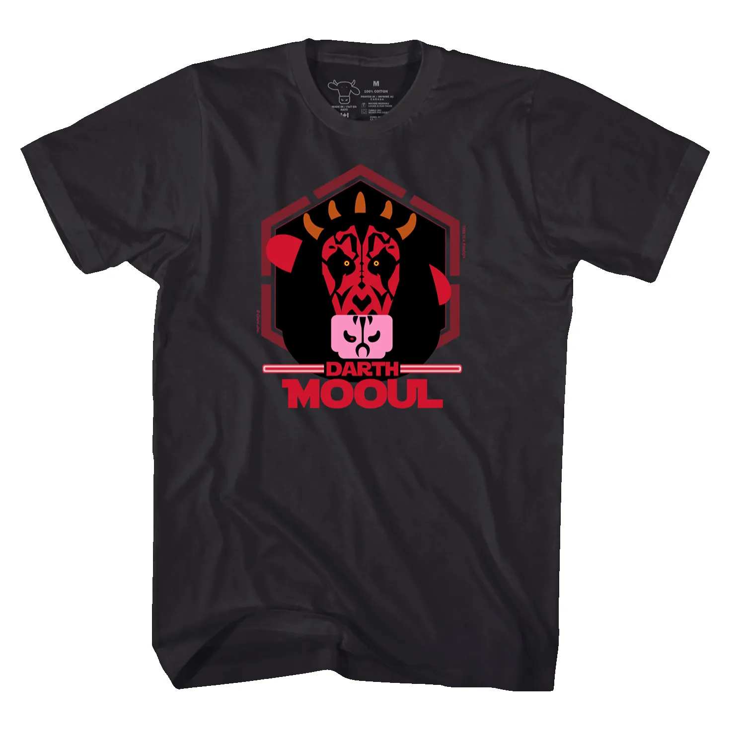 Darth MOOul Adult T sold by Cows product image thumbnail 4