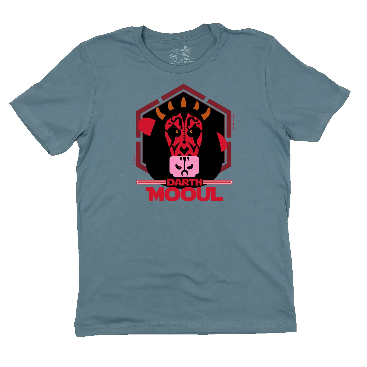 Darth MOOul Adult T sold by Cows product image thumbnail 2