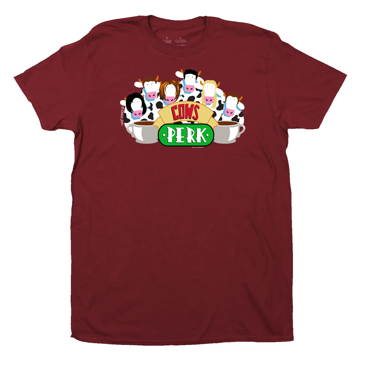 C-O-W-S PERK Adult T sold by Cows product image thumbnail 2