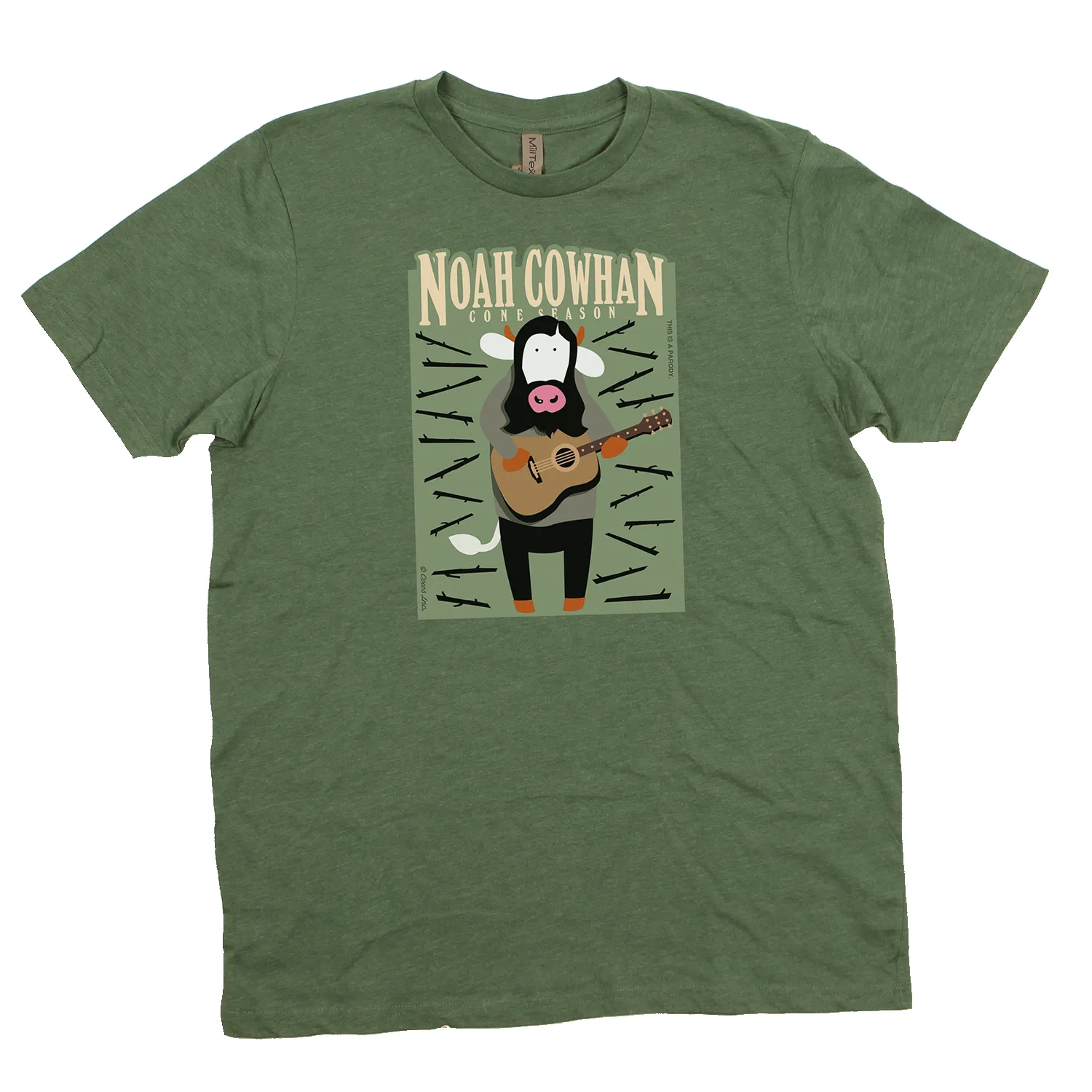 Noah COWhan Adult T sold by Cows product image thumbnail 4