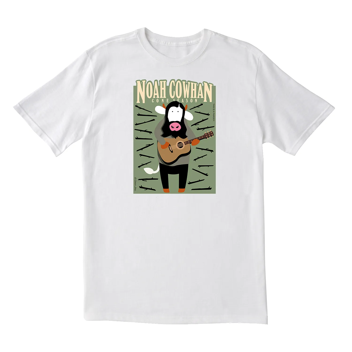 Noah COWhan Adult T sold by Cows product image thumbnail 3