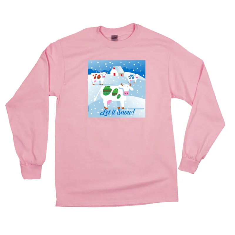 Let It Snow Longsleeve Adult T sold by Cows